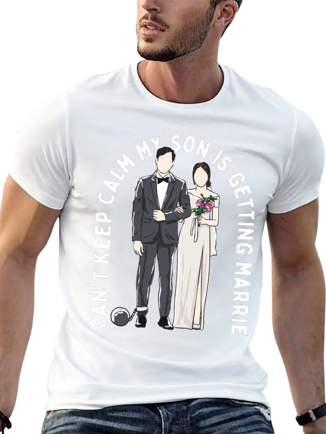Cant Keep Calm Son Wedding T-Shirt