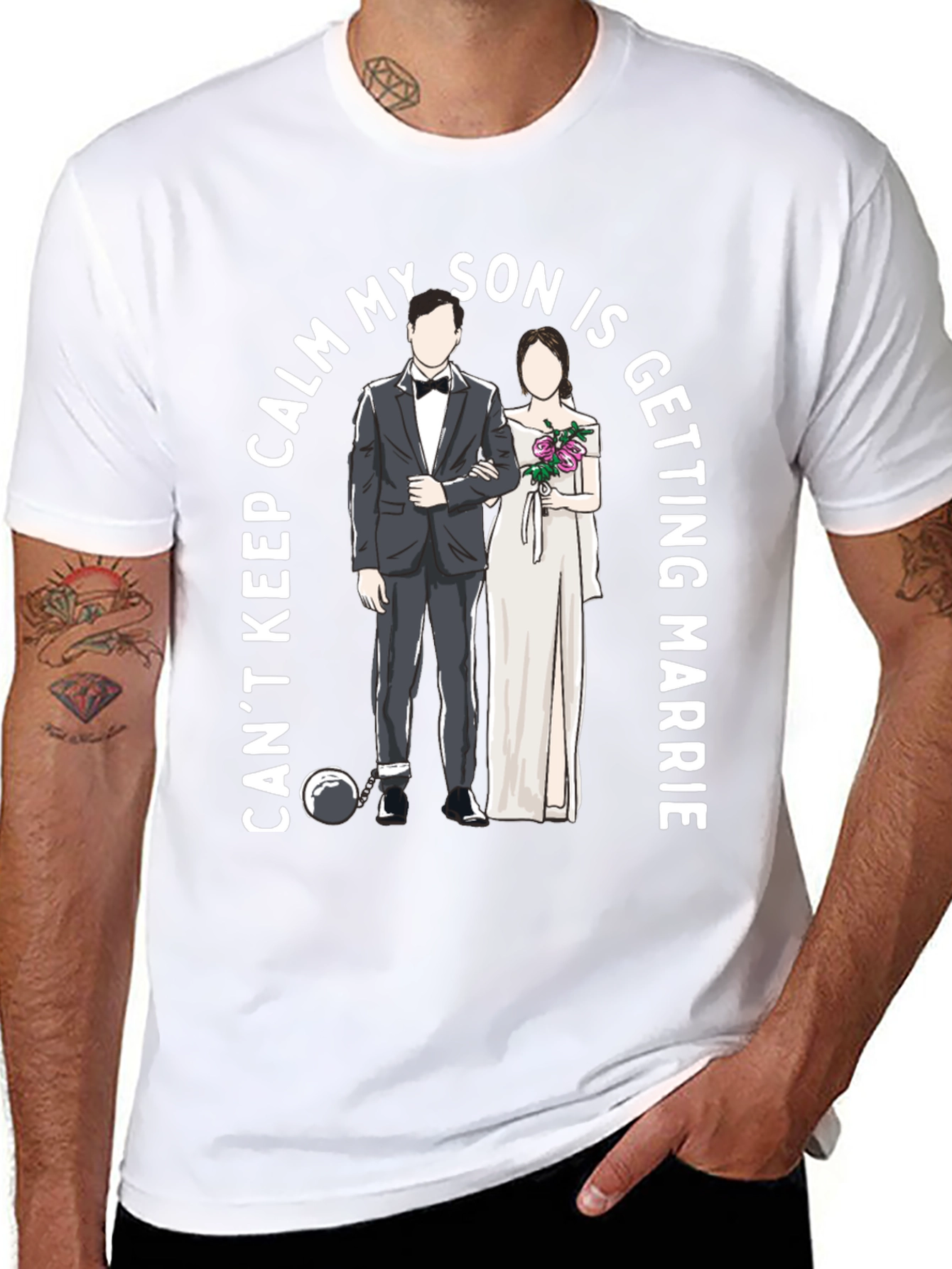 Cant Keep Calm Son Wedding T-Shirt