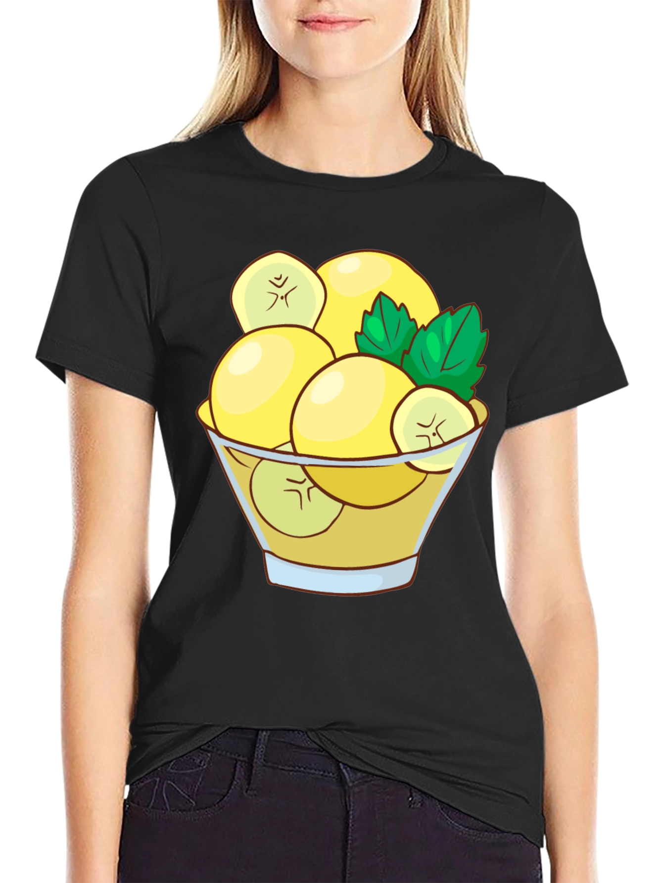 Fruit Salad Tee - Black Graphic T-Shirt