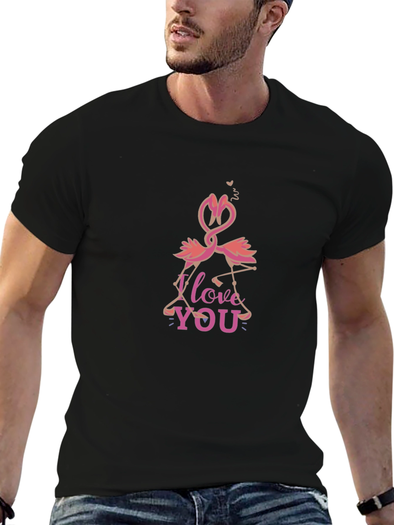 I Love You Flamingos T-Shirt