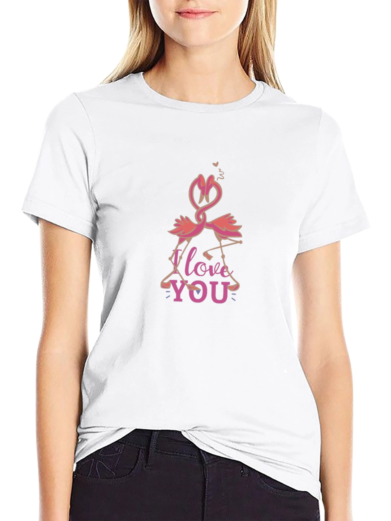 I Love You Flamingos T-Shirt