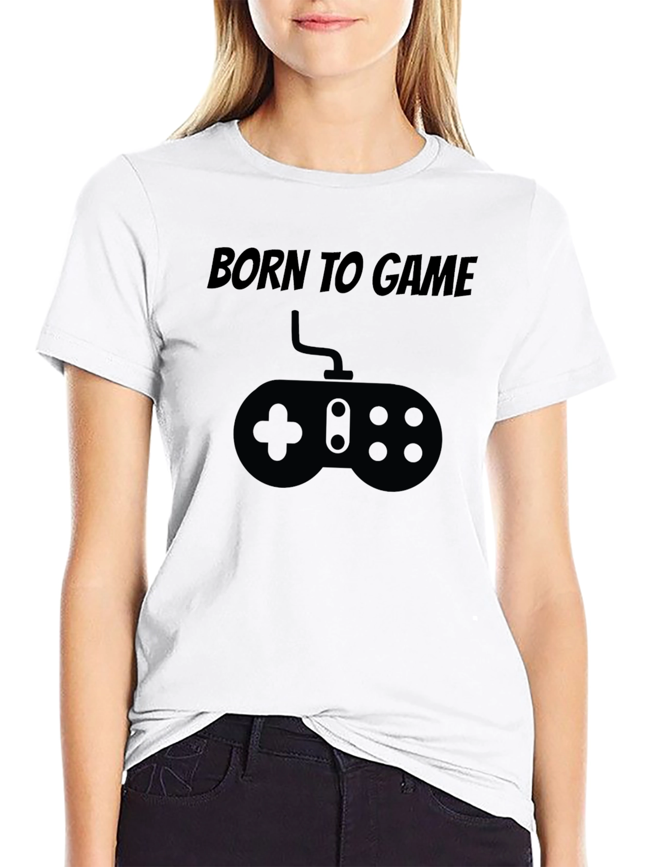 Born to Game T-Shirt - Gamer Controller Design