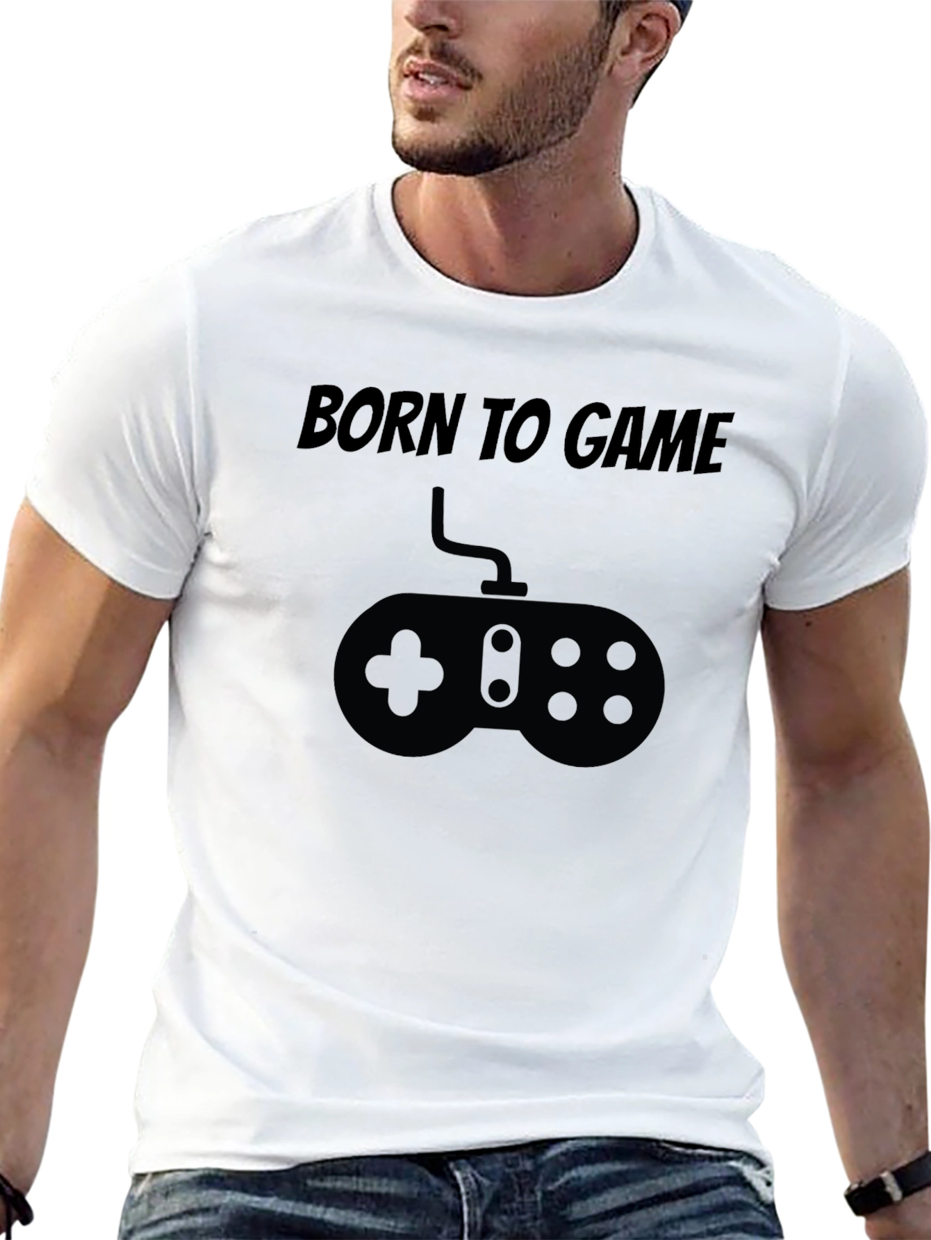 Born to Game T-Shirt - Gamer Controller Design