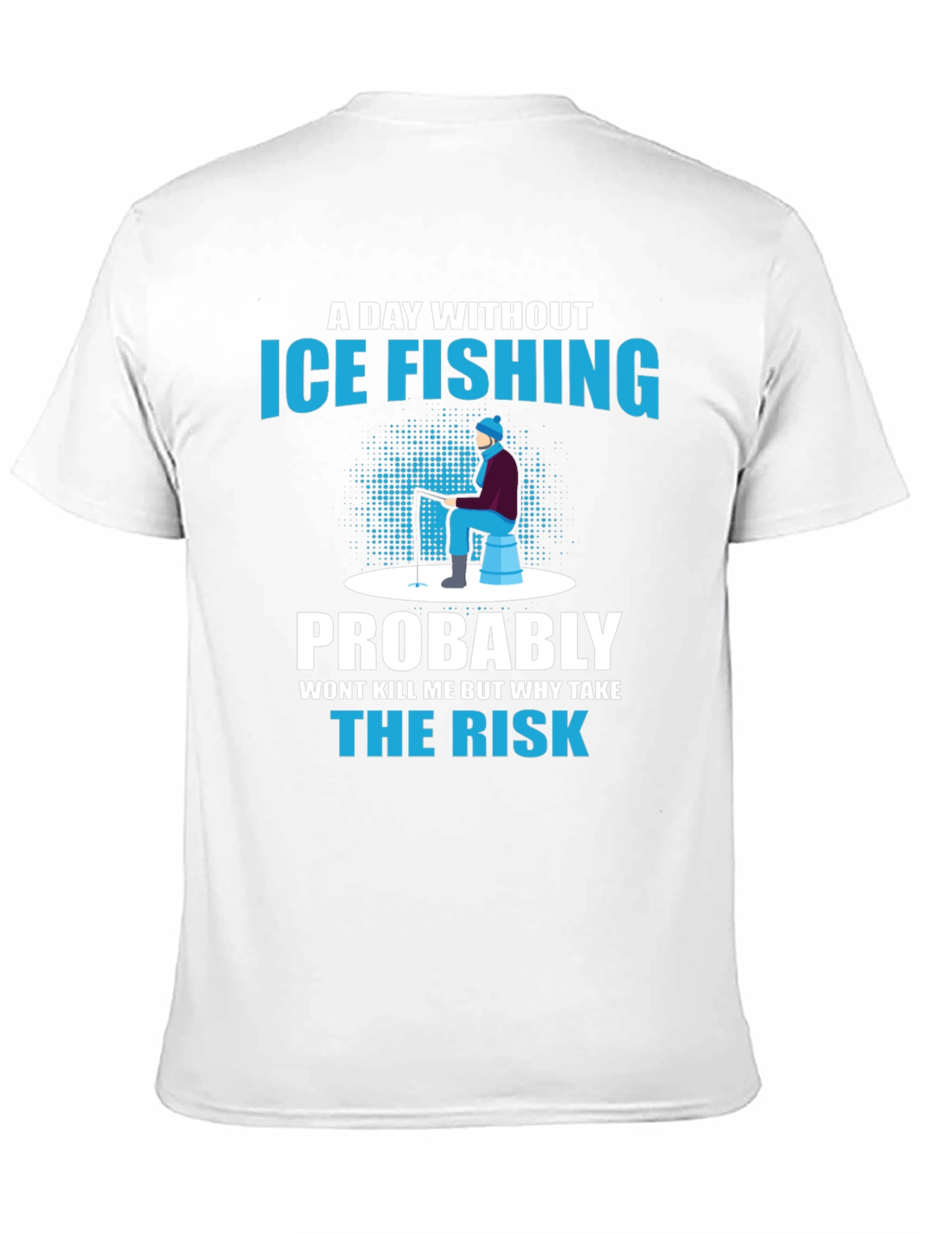 Ice Fishing Graphic T-Shirt