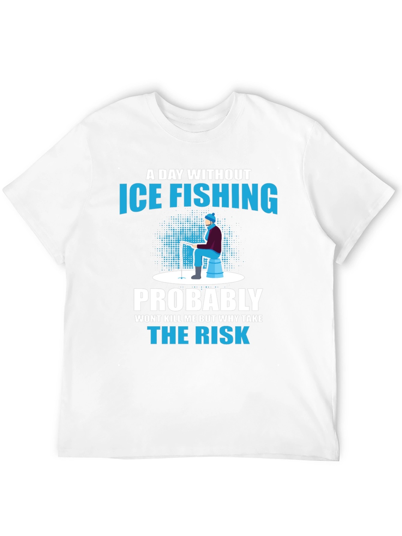 Ice Fishing Graphic T-Shirt