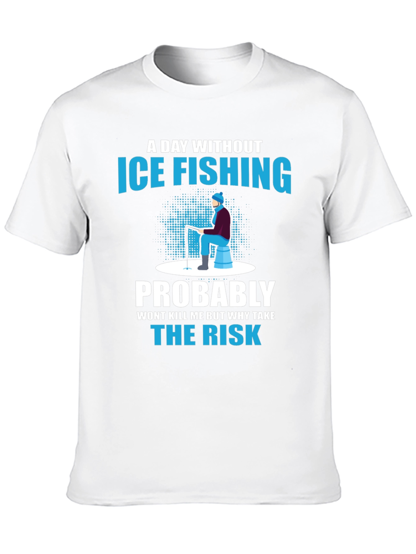 Ice Fishing Graphic T-Shirt