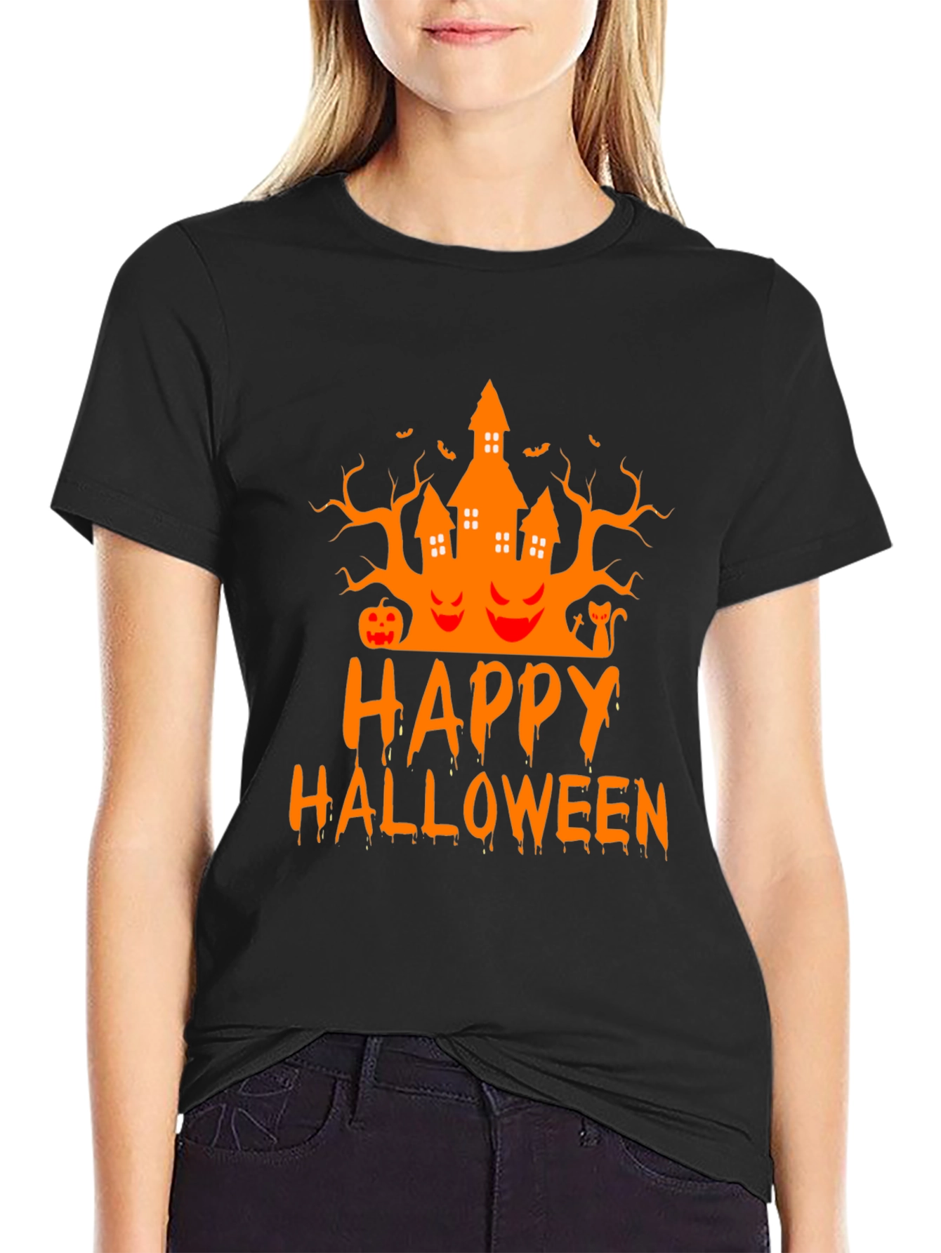 Happy Halloween T-Shirt - Spooky Season Tee