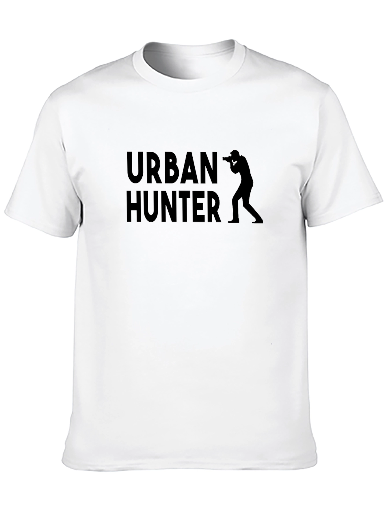 Urban Hunter Black Graphic T-Shirt