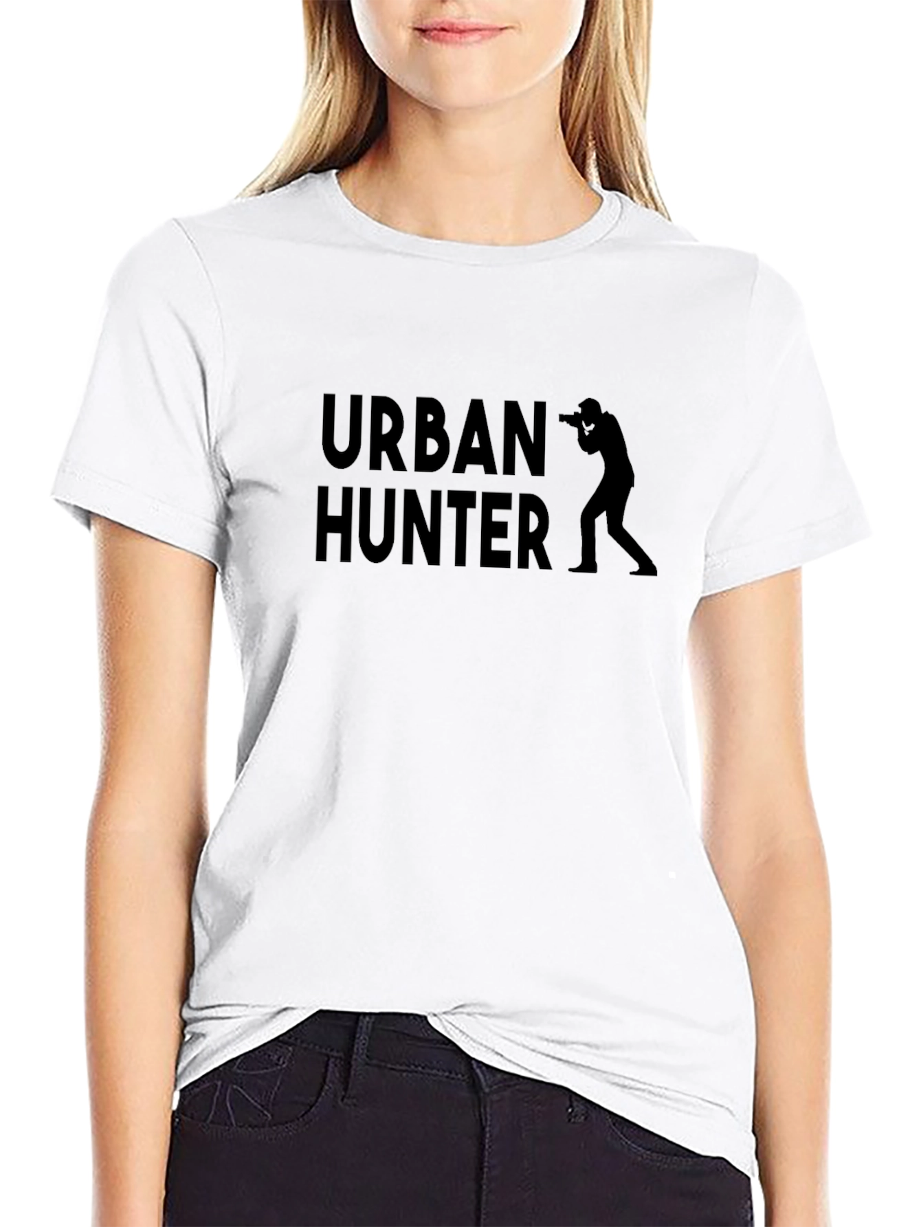 Urban Hunter Black Graphic T-Shirt