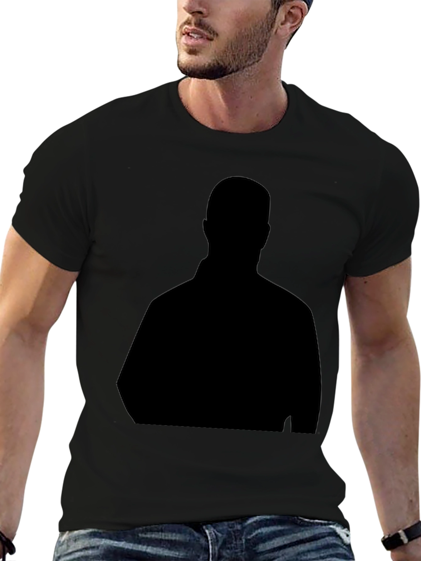 Black Casual T-Shirt for Men