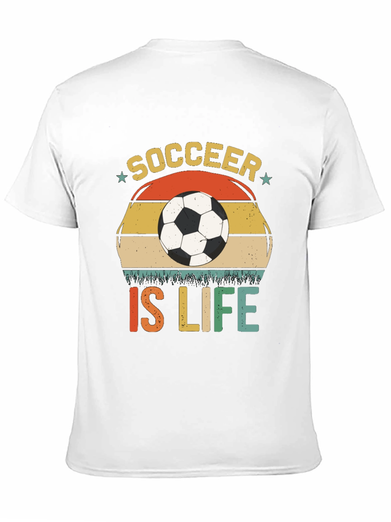 Soccer Is Life T-Shirt - Black Graphic Tee