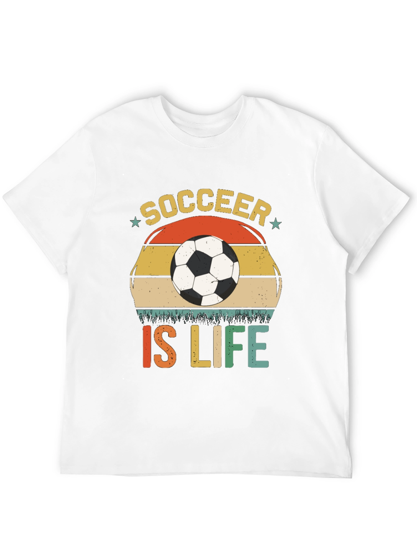 Soccer Is Life T-Shirt - Black Graphic Tee