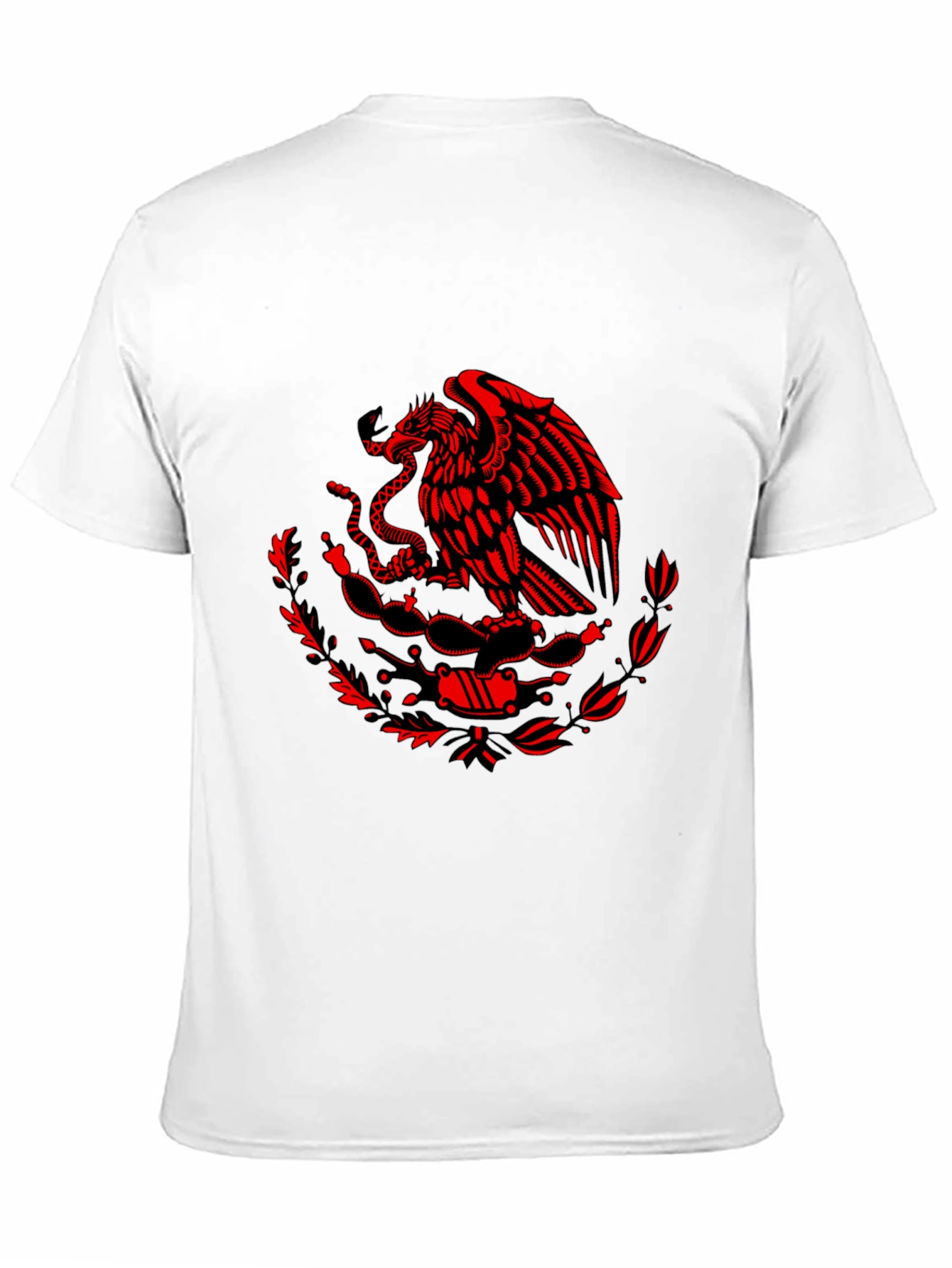 Mexican Eagle Crest Graphic T-Shirt