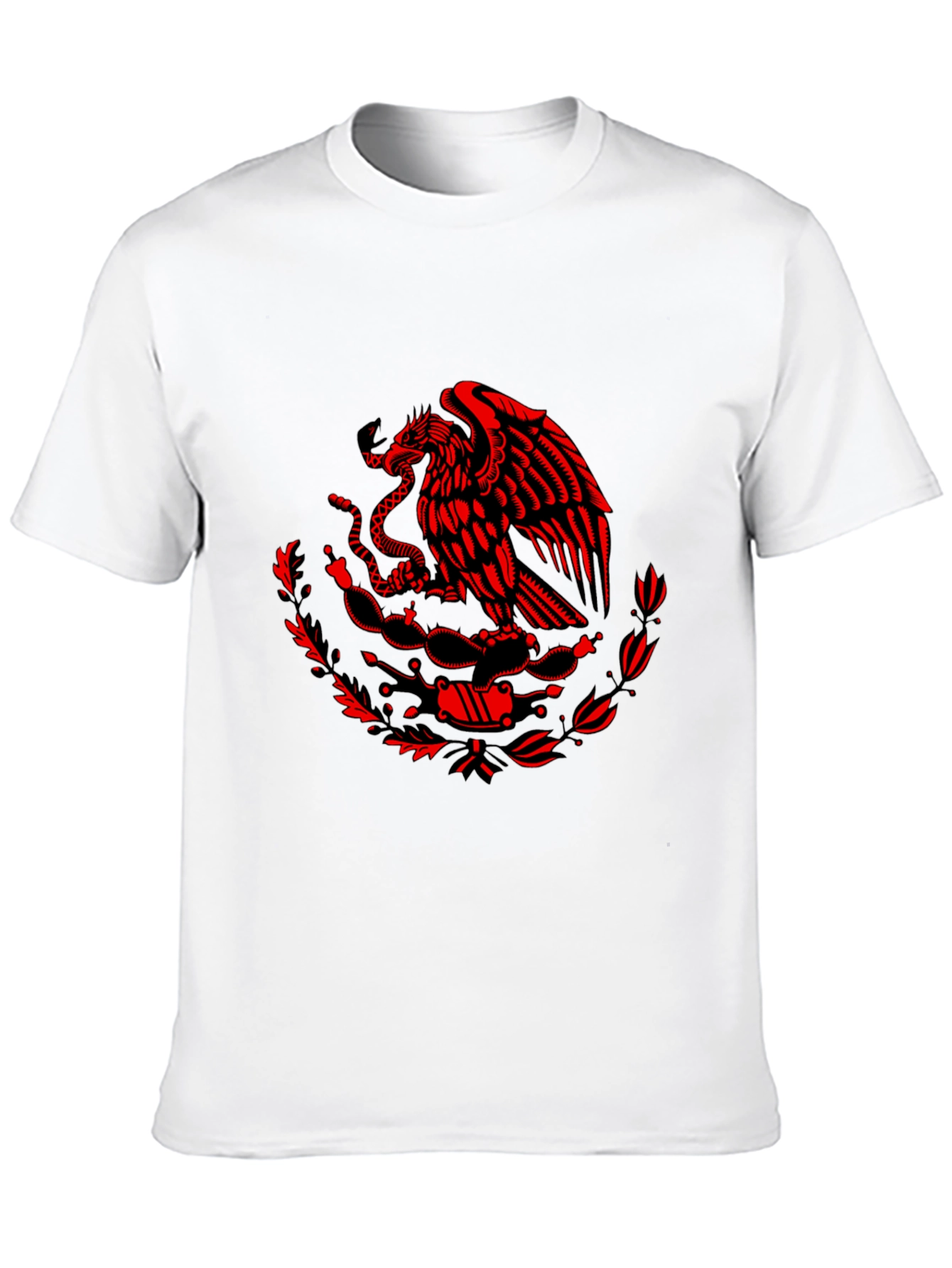 Mexican Eagle Crest Graphic T-Shirt