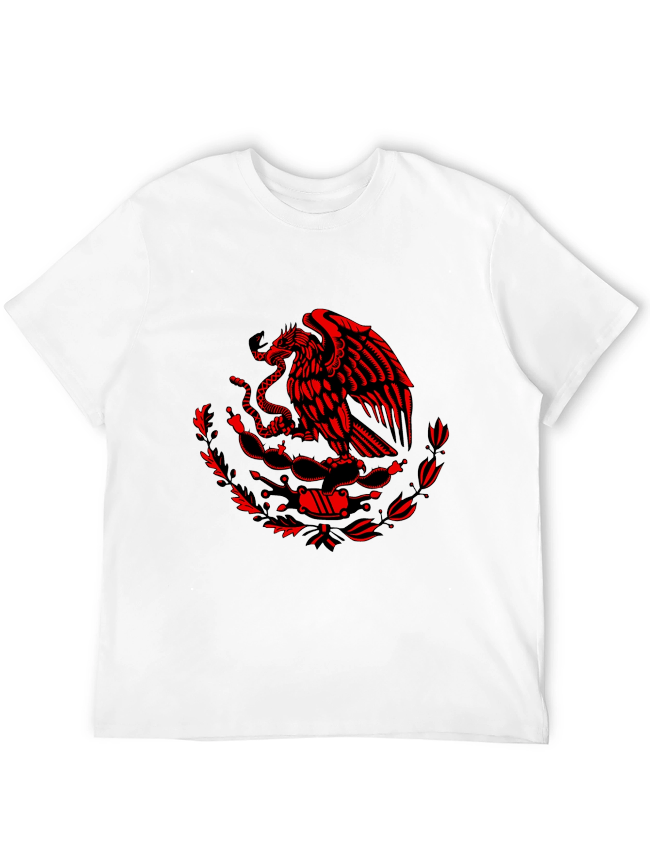 Mexican Eagle Crest Graphic T-Shirt