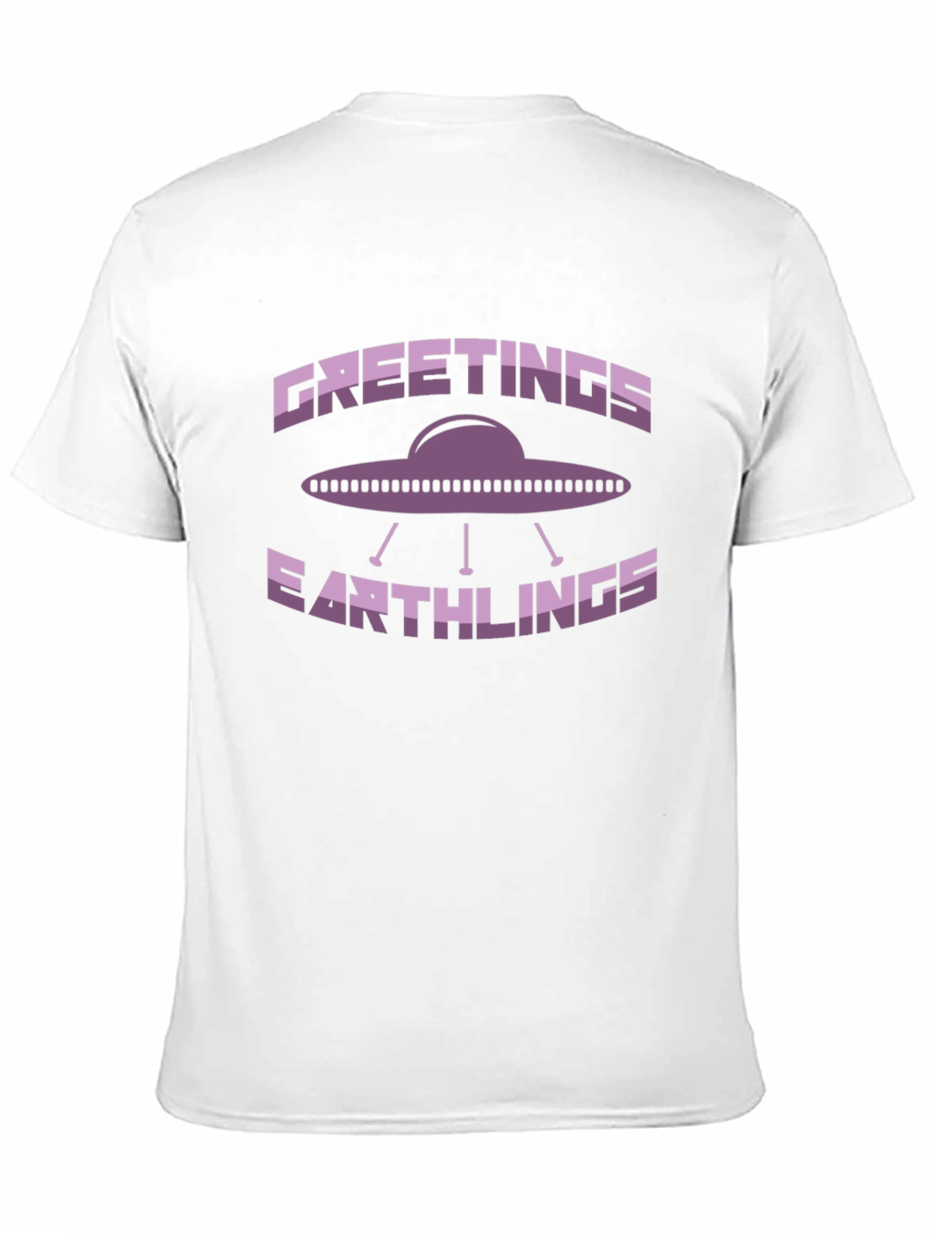 Greetings Earthlings UFO Graphic T-Shirt