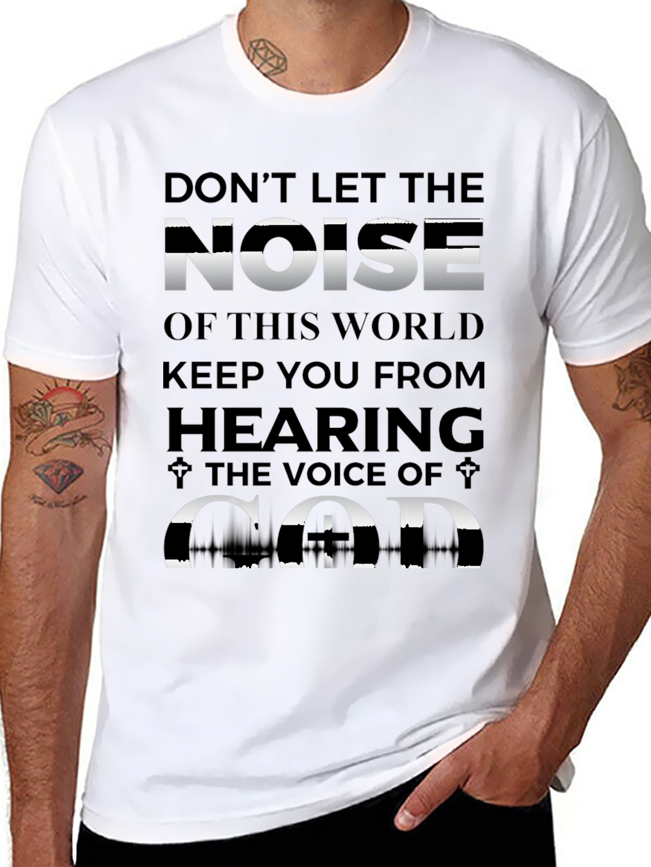 Dont Let Noise T-Shirt - Inspirational Graphic Tee