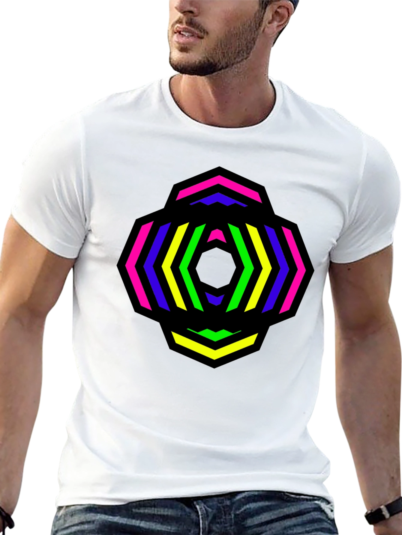 Geometric Pattern T-Shirt
