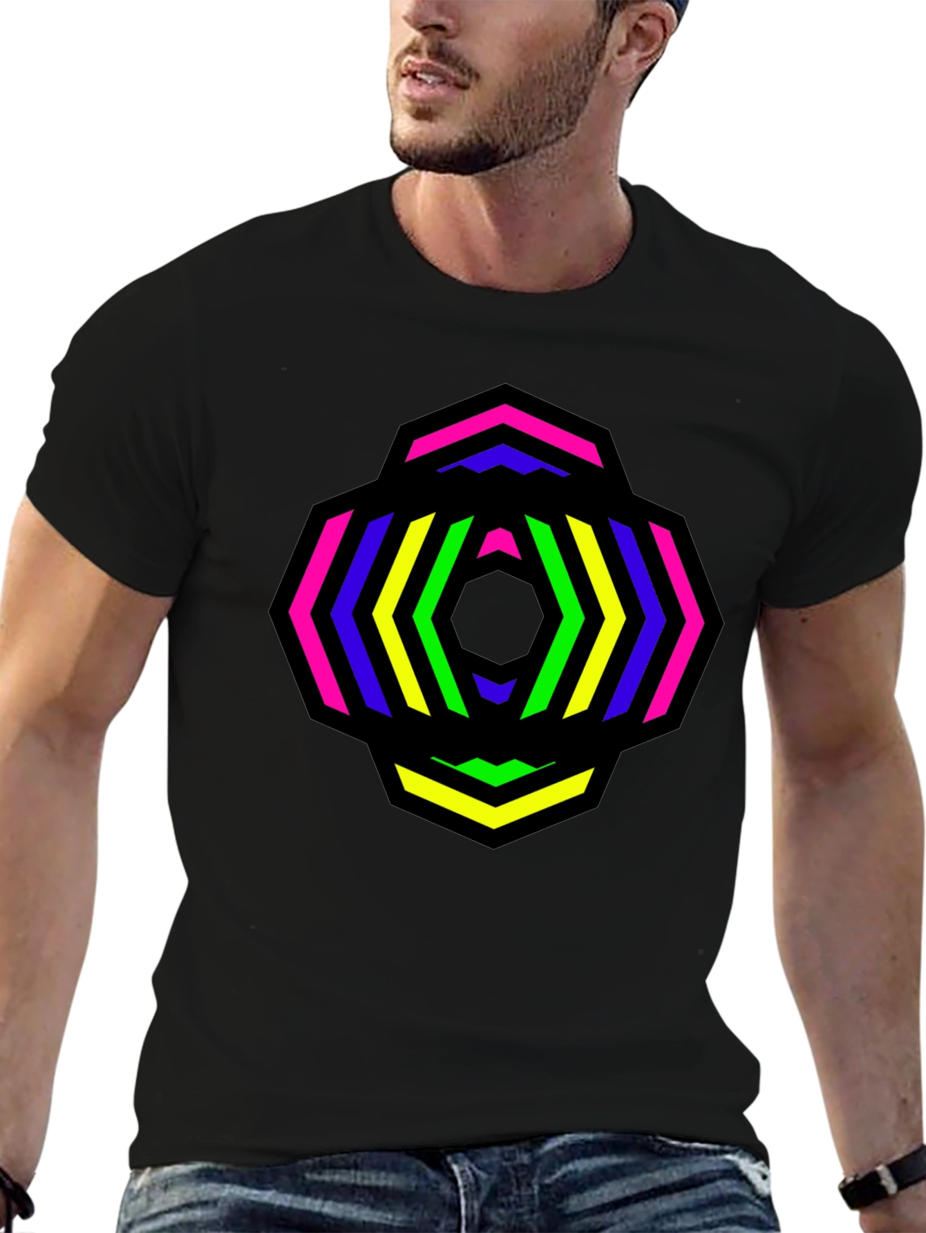 Geometric Pattern T-Shirt