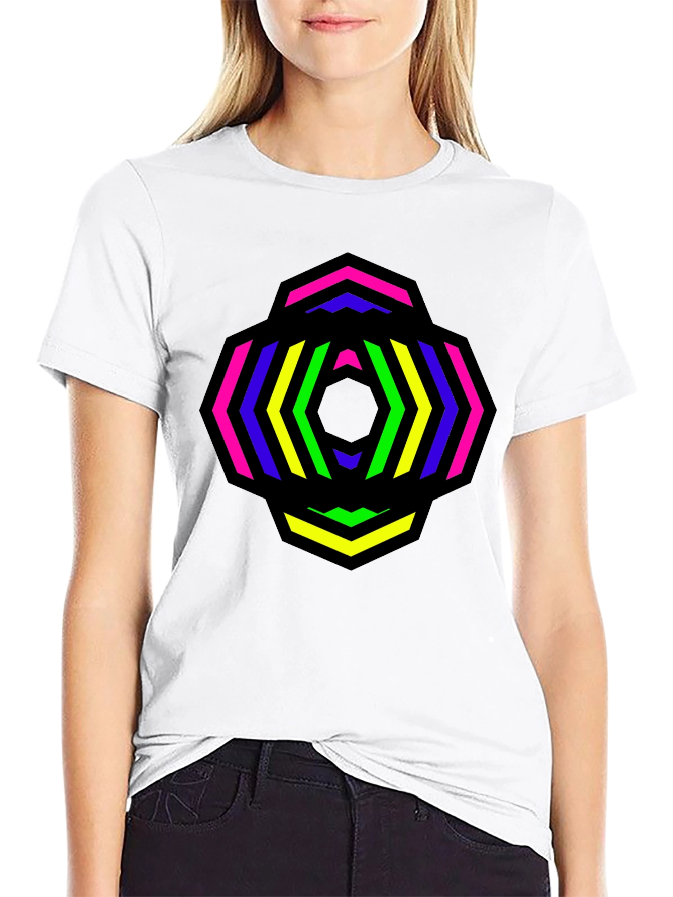 Geometric Pattern T-Shirt