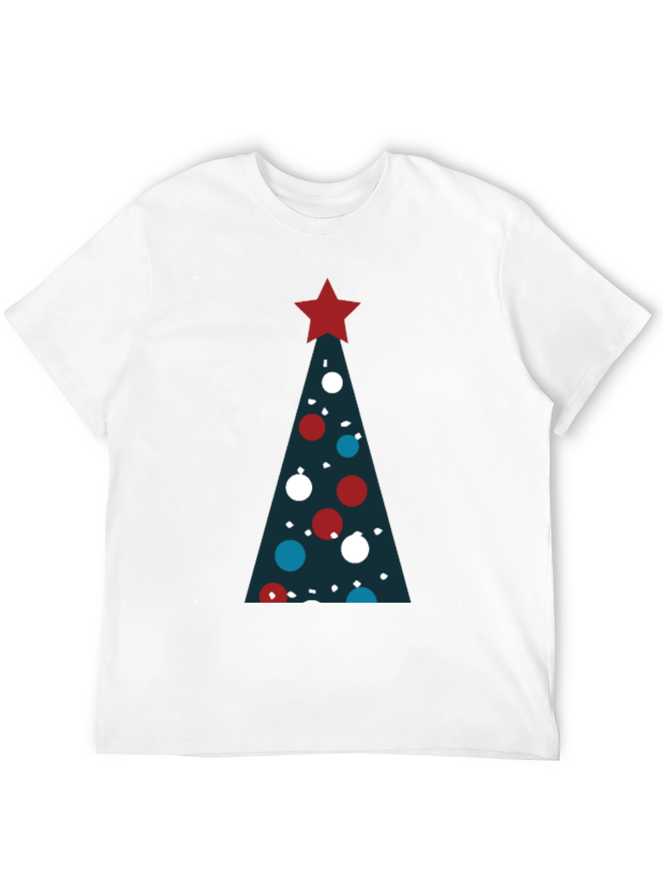 Festive Christmas Tree Graphic T-Shirt