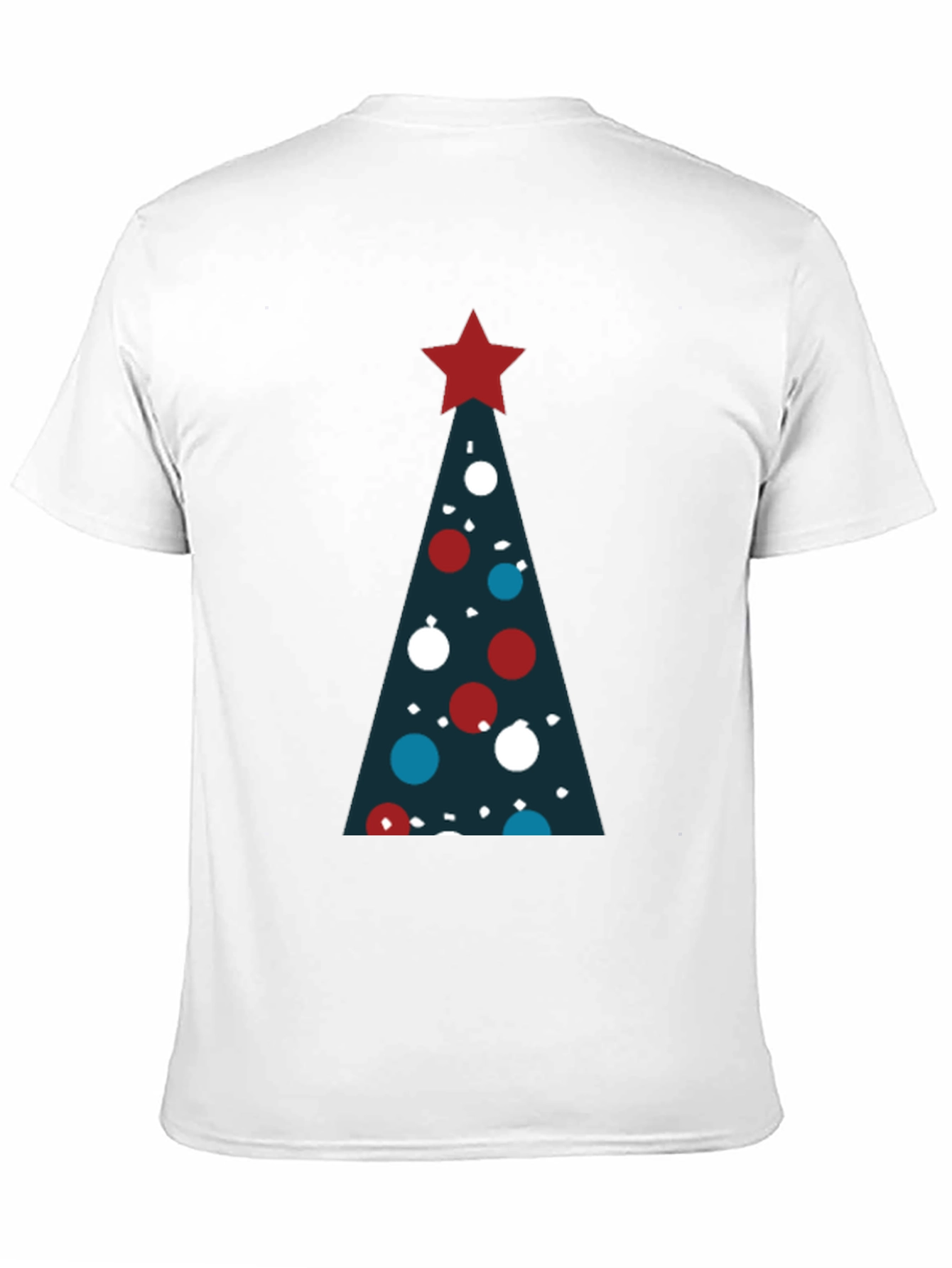 Festive Christmas Tree Graphic T-Shirt