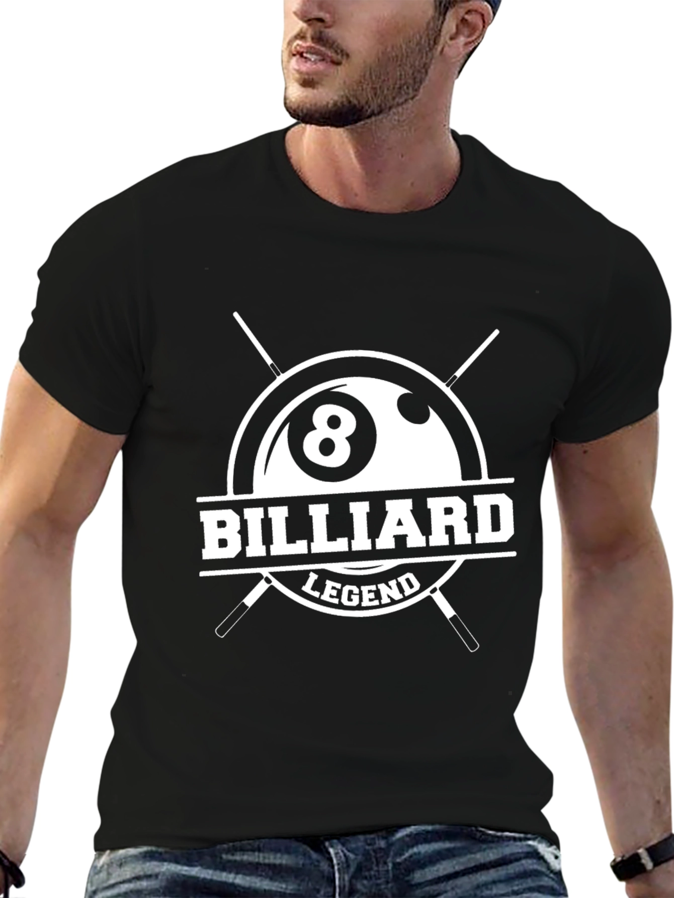 Billiard Legend T-Shirt - 8 Ball Design