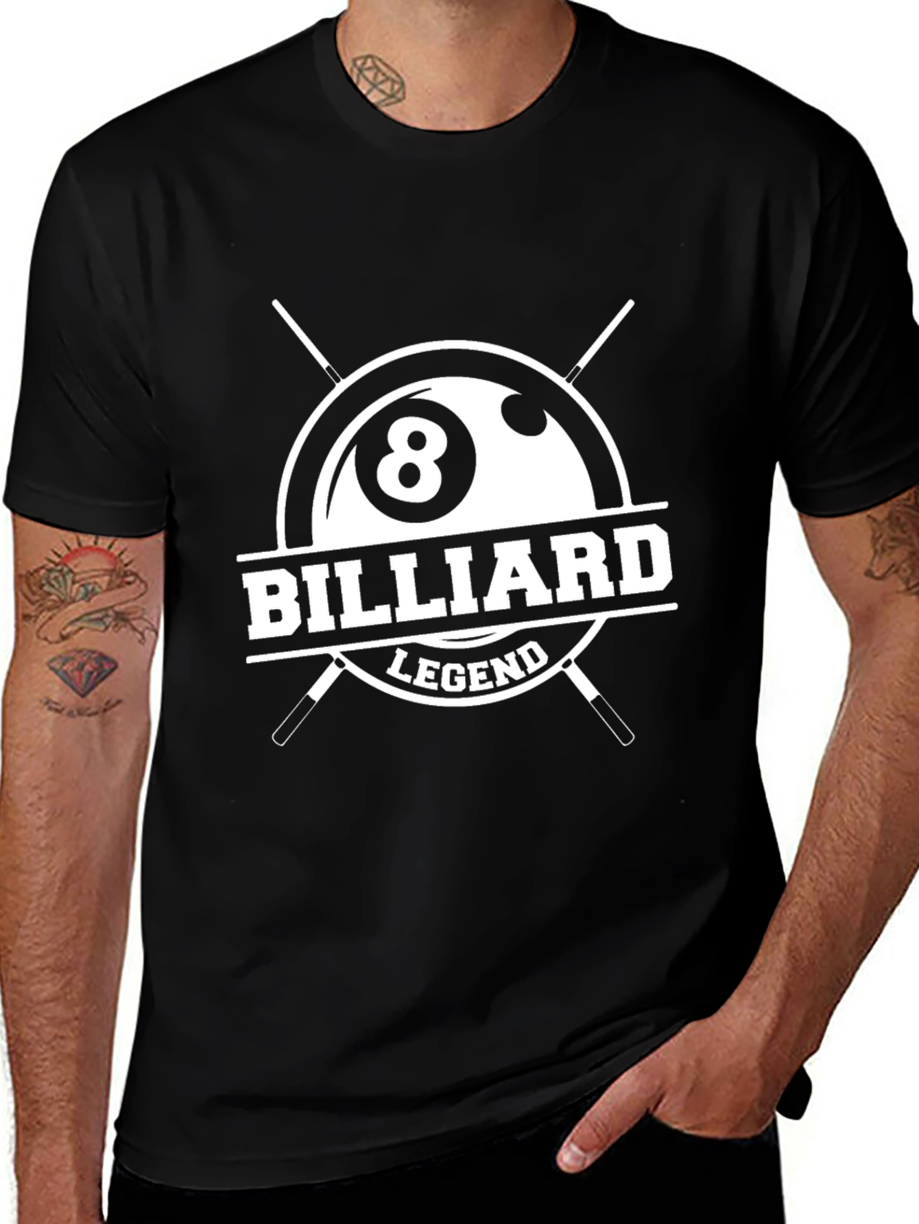 Billiard Legend T-Shirt - 8 Ball Design