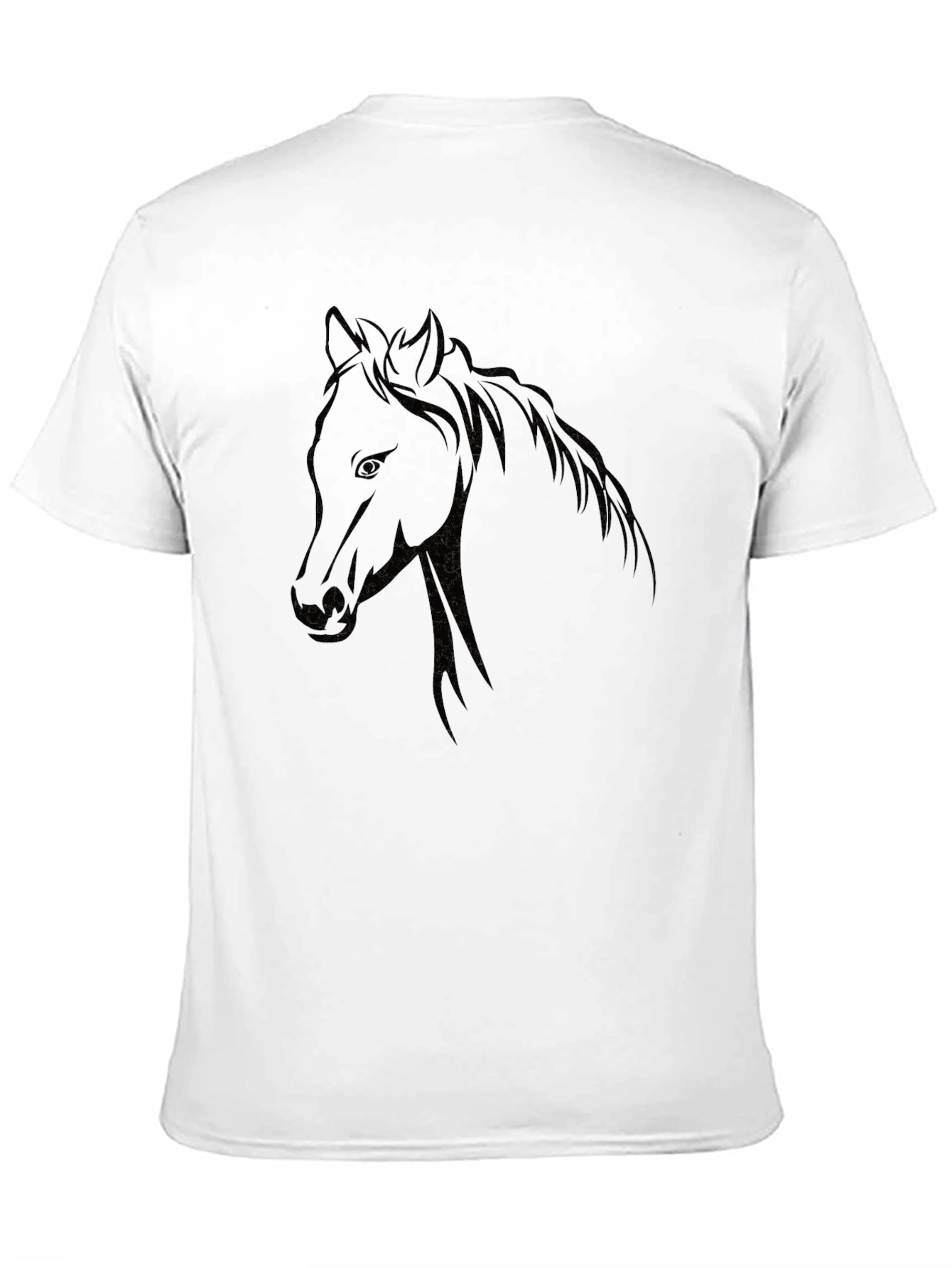 Black Horse Graphic T-Shirt - Unisex Design