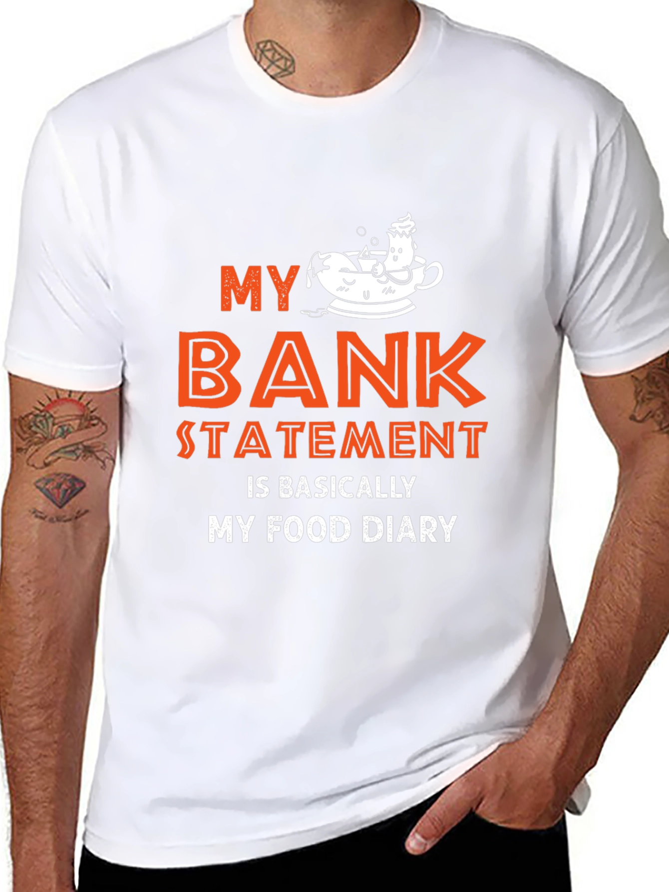 My Bank Statement Food Diary Tee