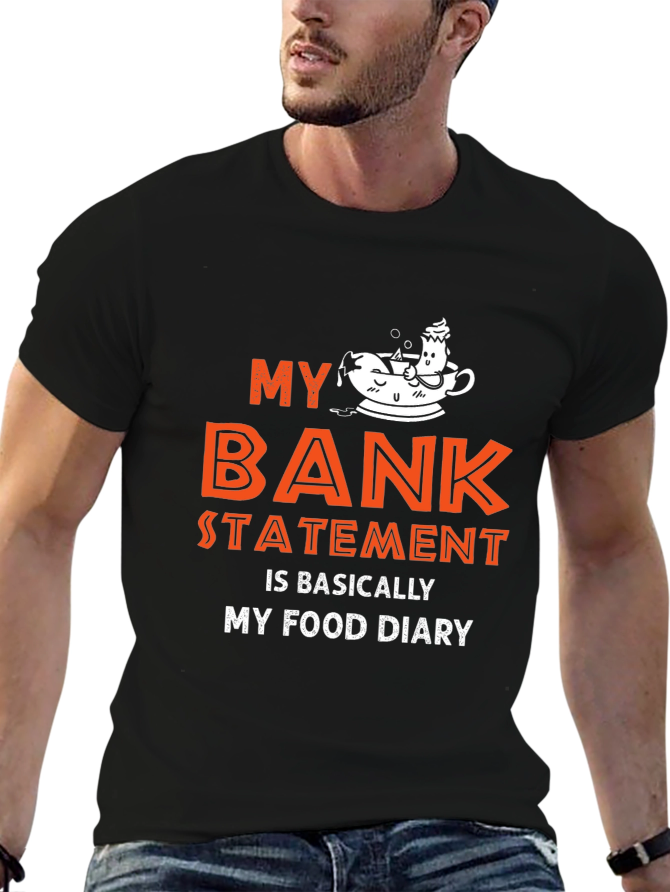 My Bank Statement Food Diary Tee