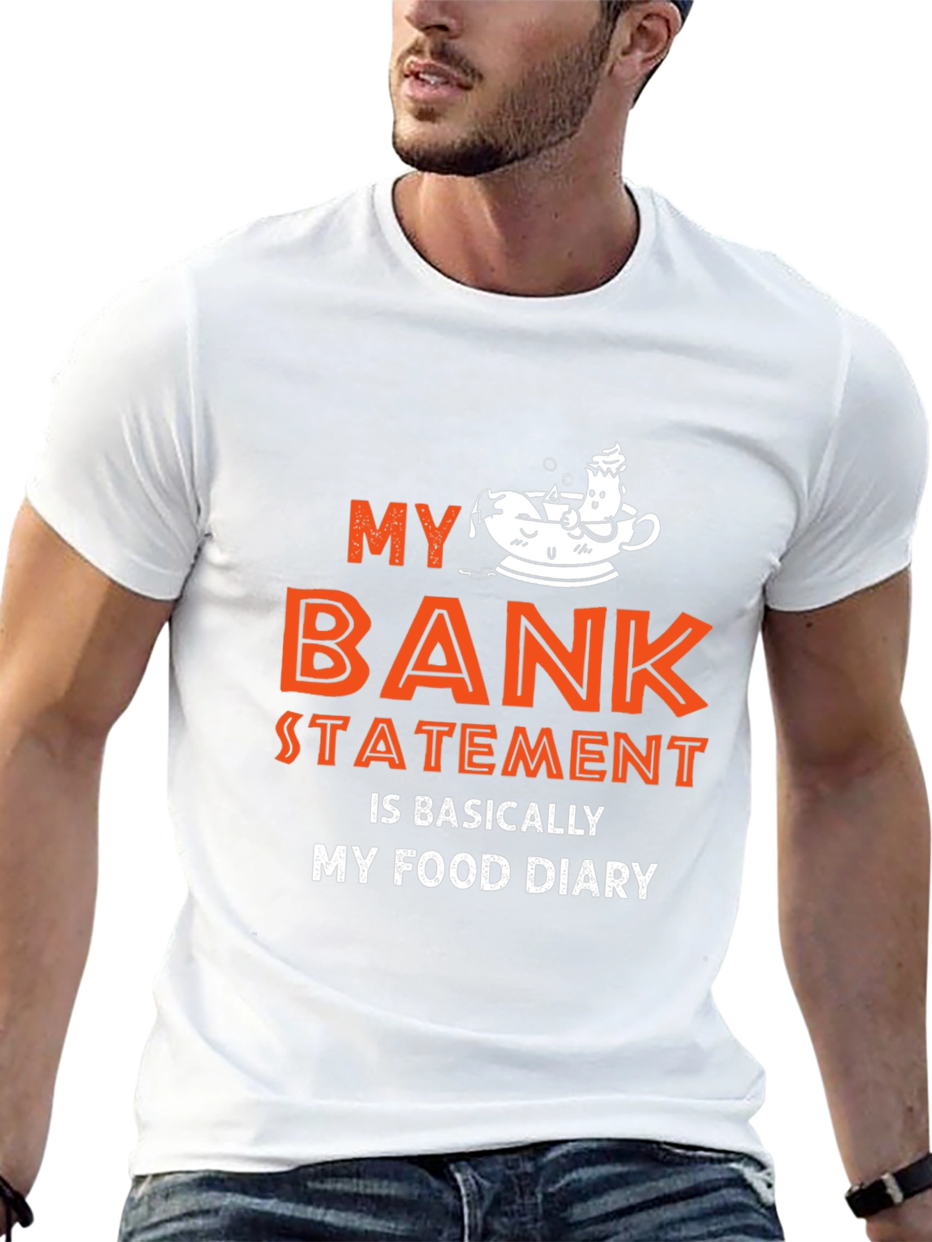 My Bank Statement Food Diary Tee