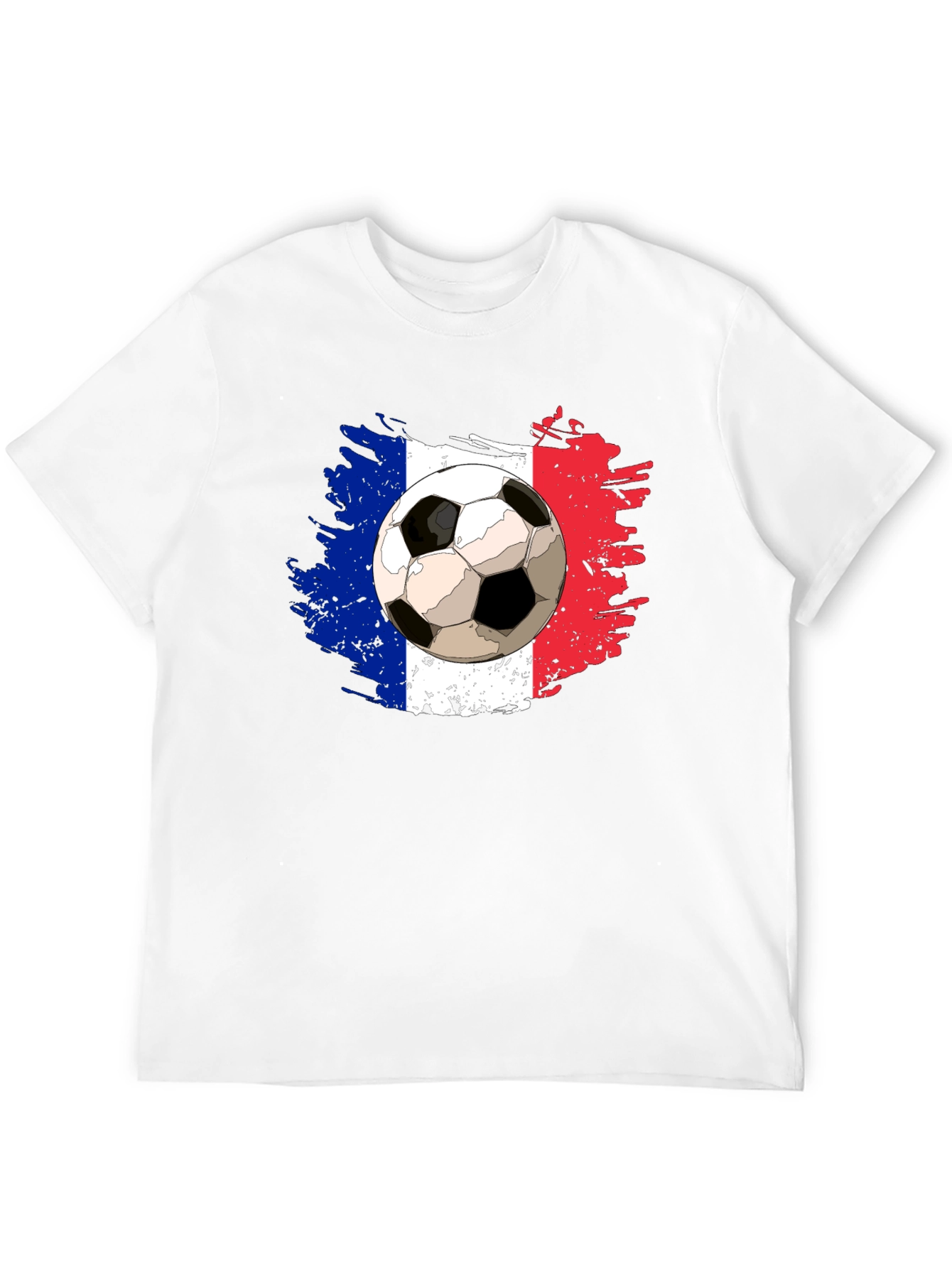 France Soccer T-Shirt - French Flag Football Tee