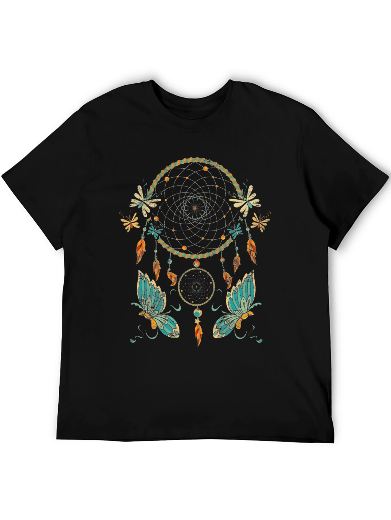 Dreamcatcher Butterfly Graphic T-Shirt