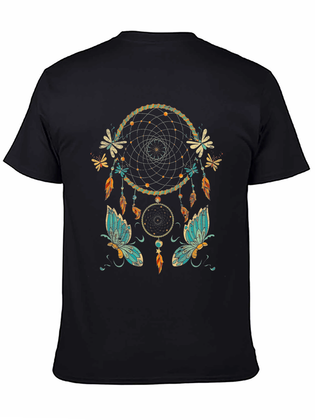 Dreamcatcher Butterfly Graphic T-Shirt