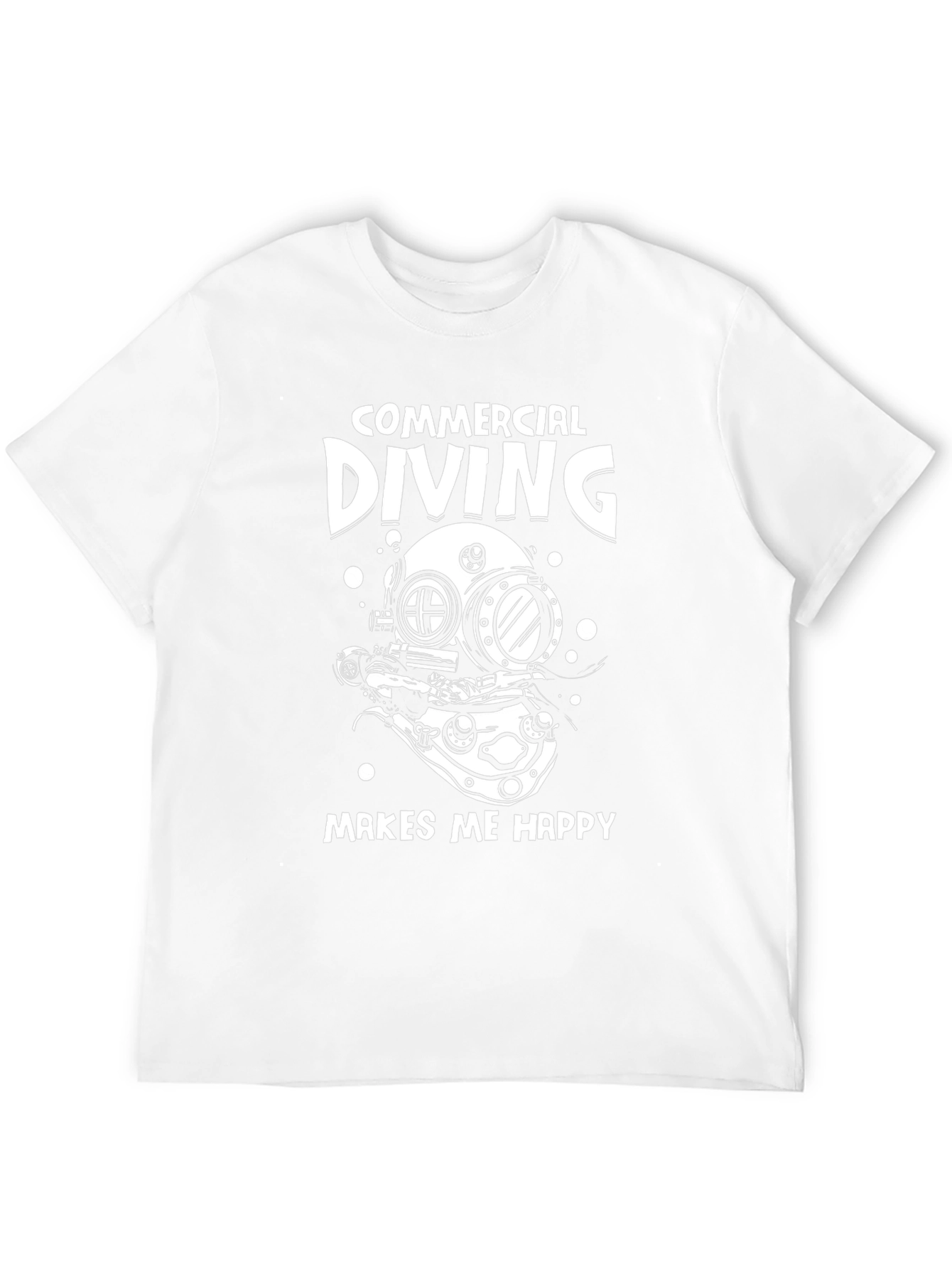 Commercial Diving Makes Me Happy T-Shirt