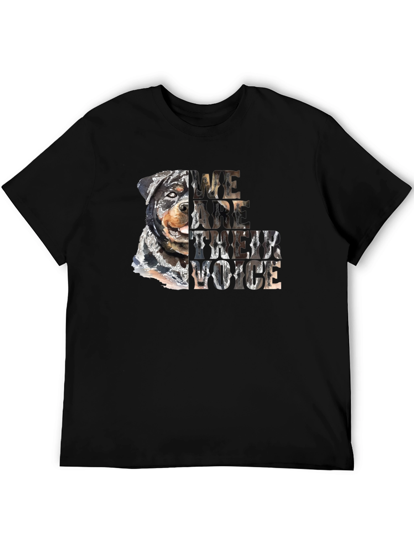Rottweiler We Are Their Voice Graphic Tee