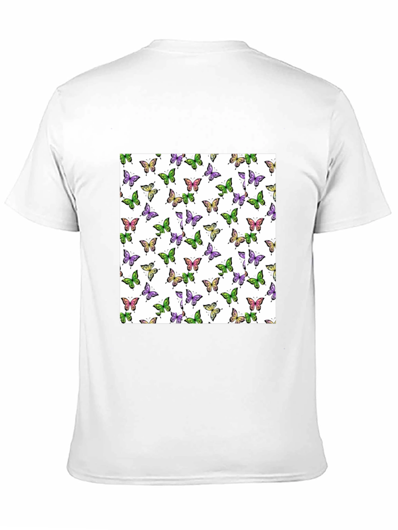 Butterfly Pattern Print T-Shirt