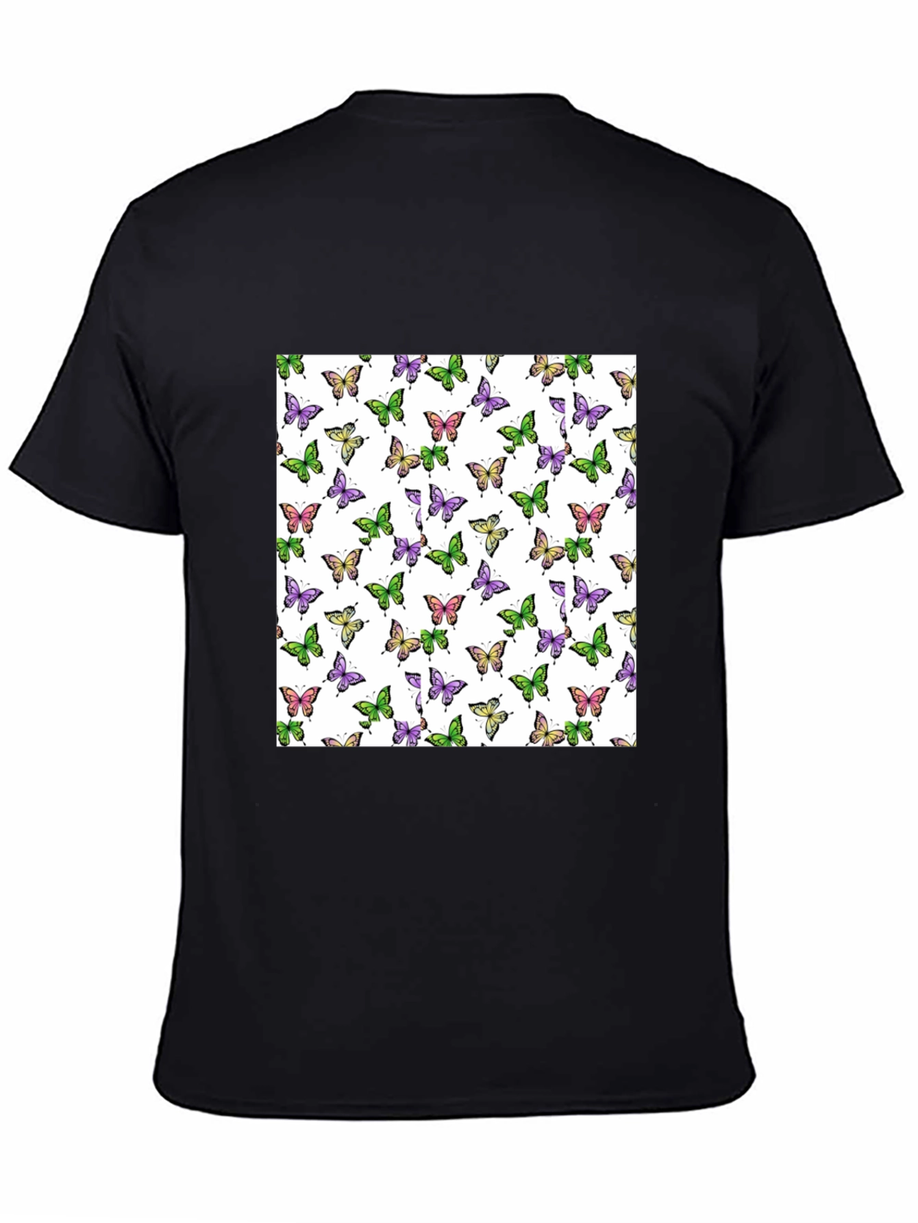 Butterfly Pattern Print T-Shirt