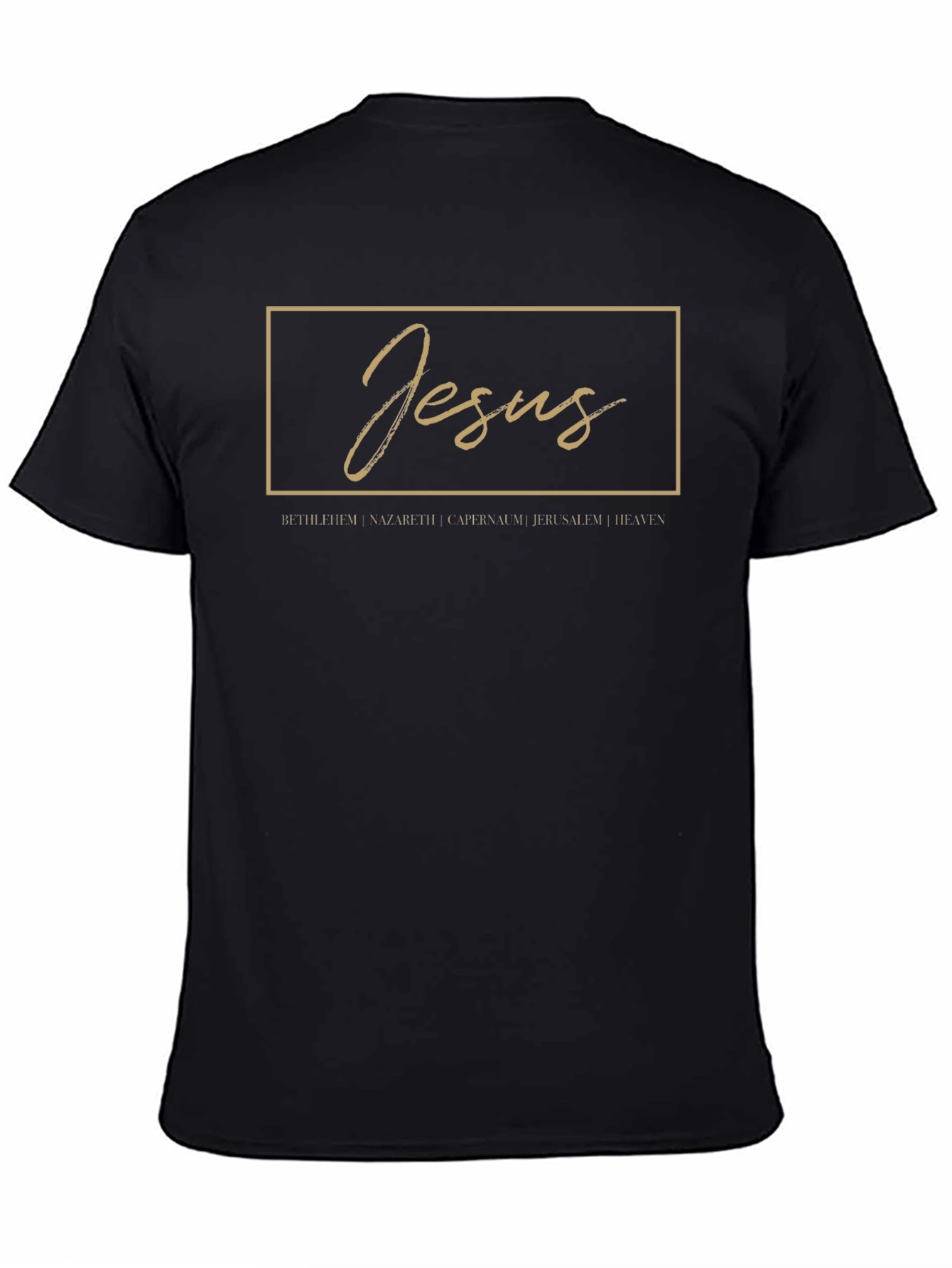 Jesus Graphic T-Shirt - Black