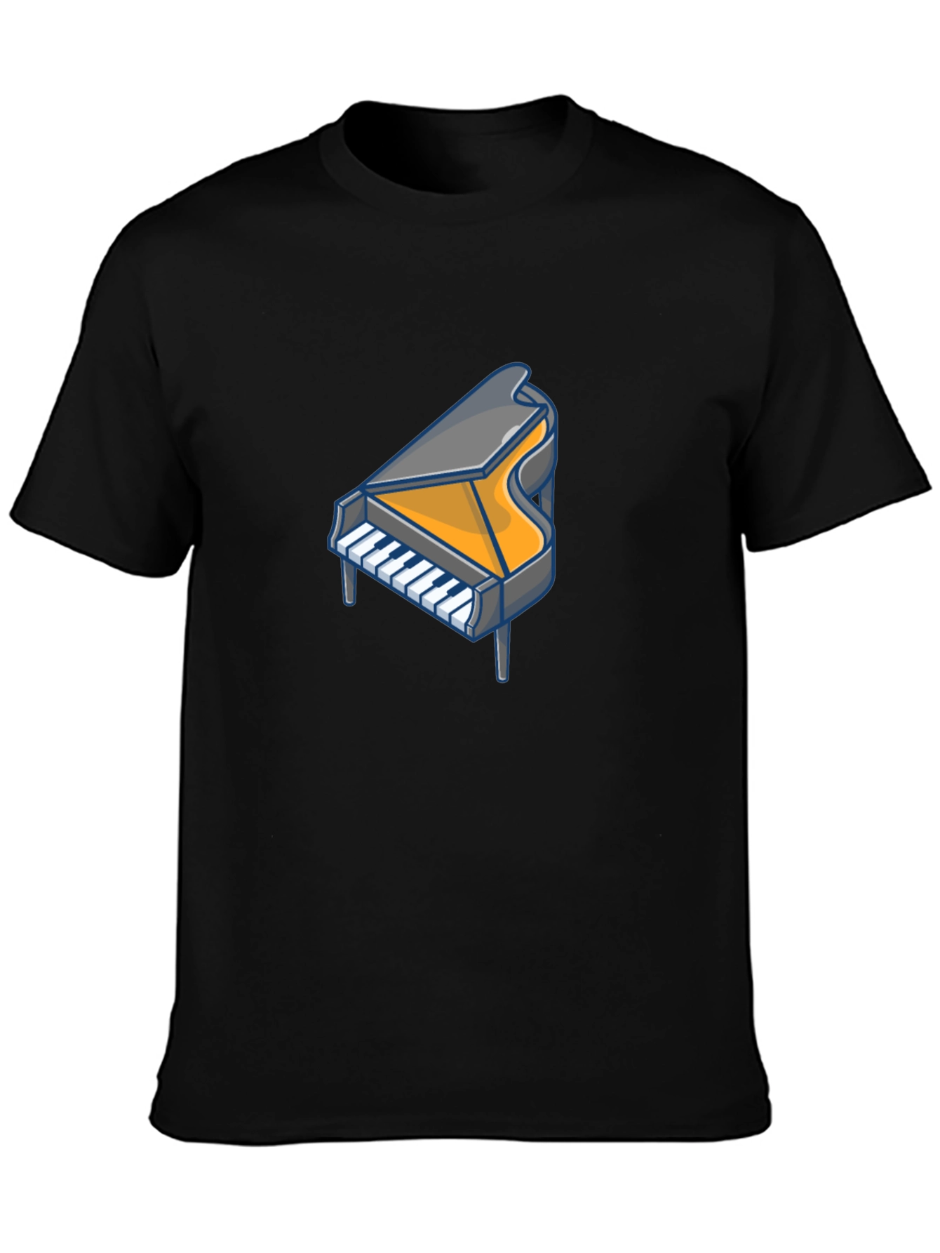 Piano Graphic Tee - Music Lovers T-Shirt