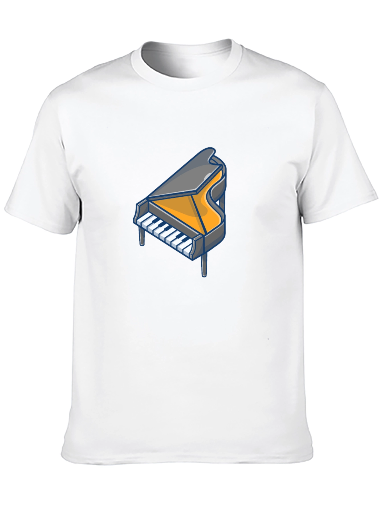 Piano Graphic Tee - Music Lovers T-Shirt