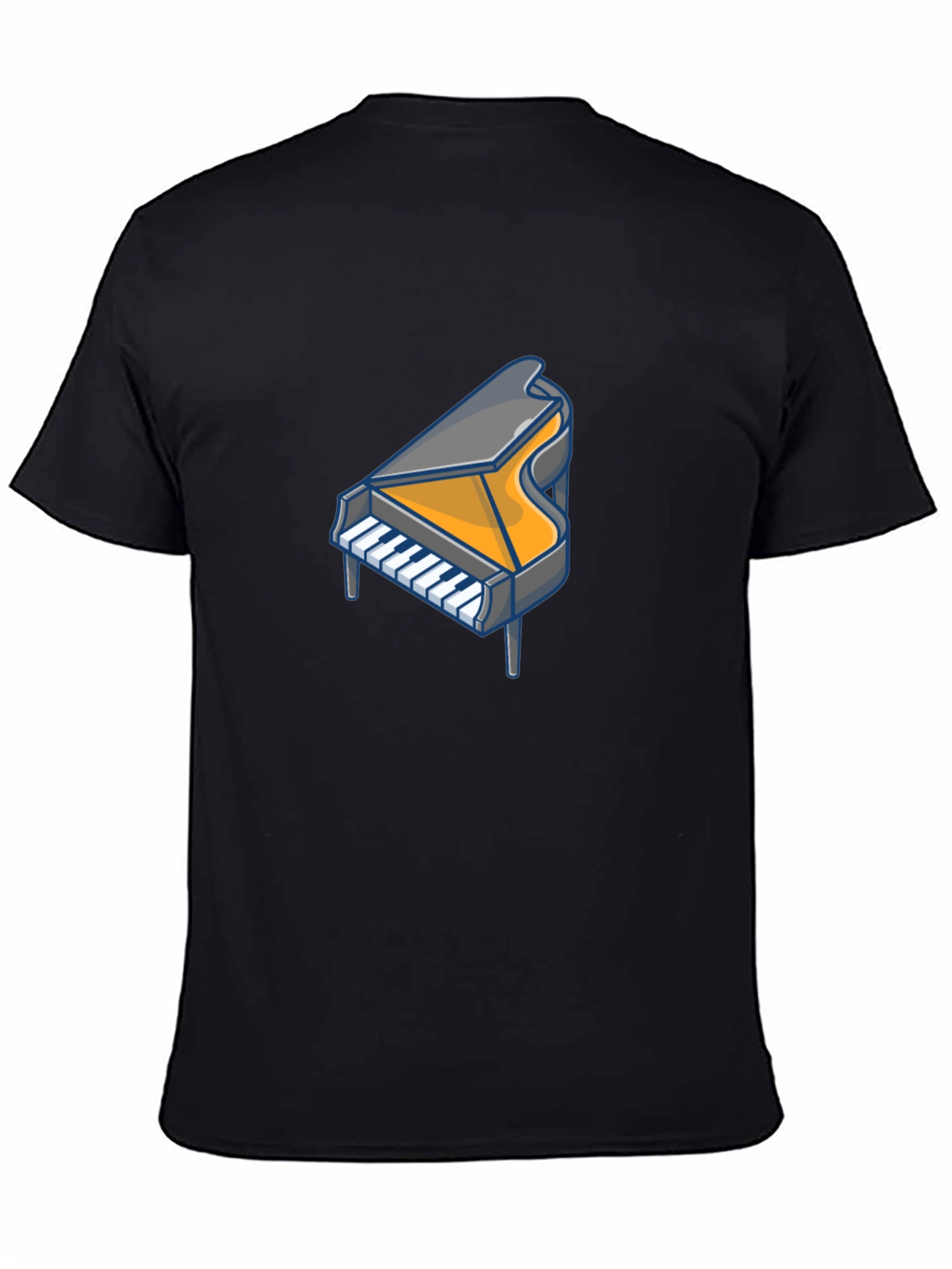 Piano Graphic Tee - Music Lovers T-Shirt