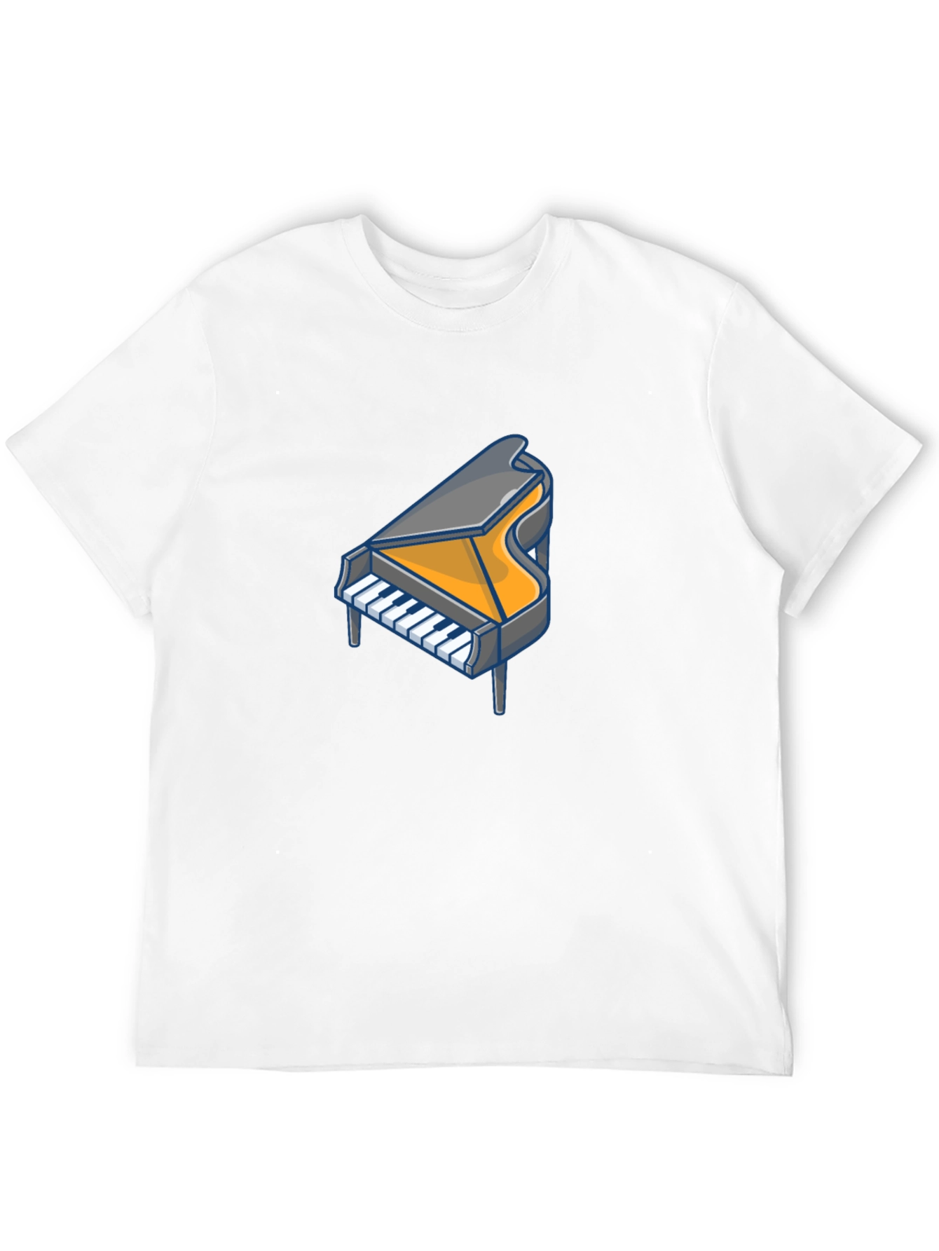 Piano Graphic Tee - Music Lovers T-Shirt