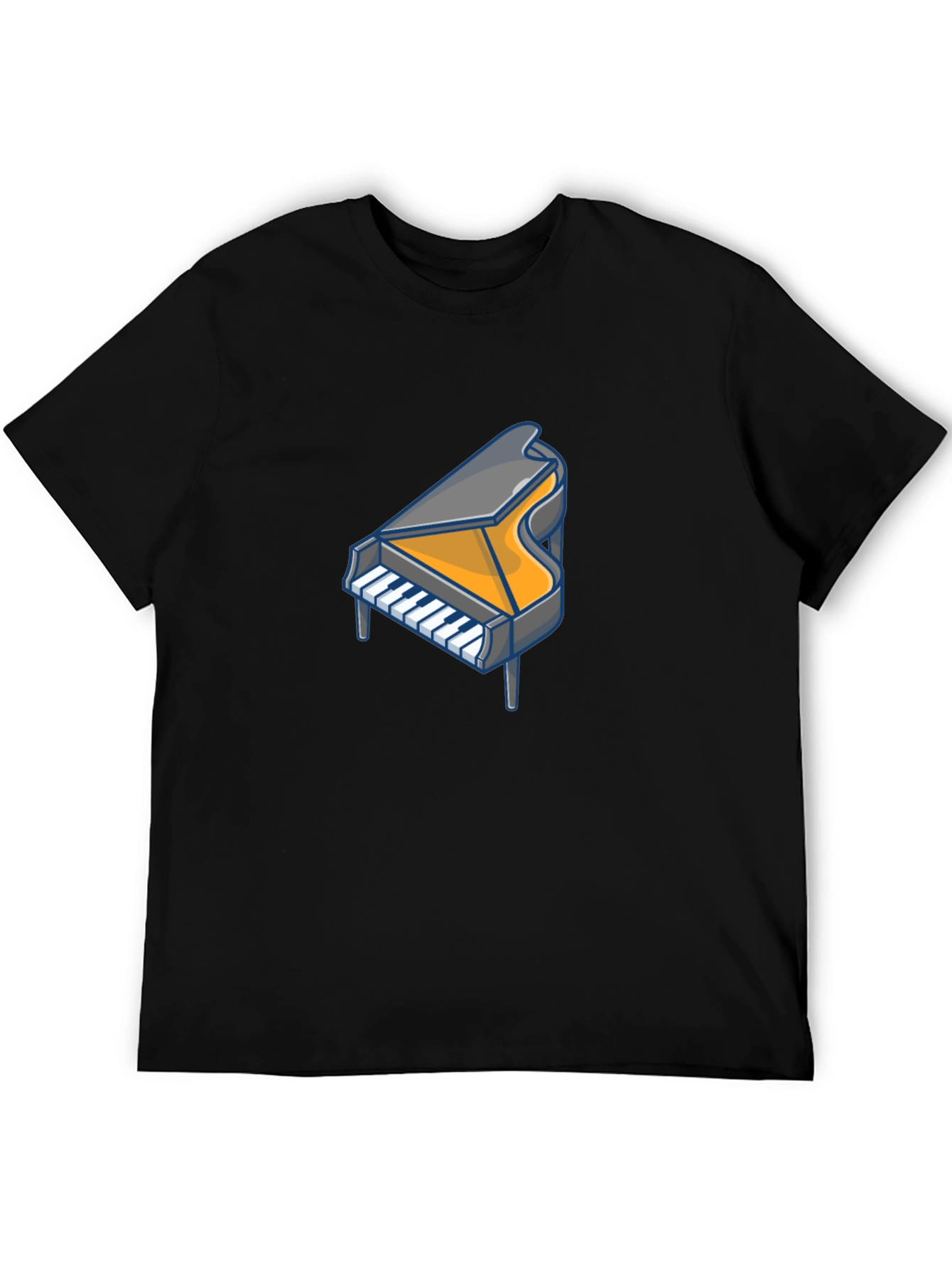 Piano Graphic Tee - Music Lovers T-Shirt