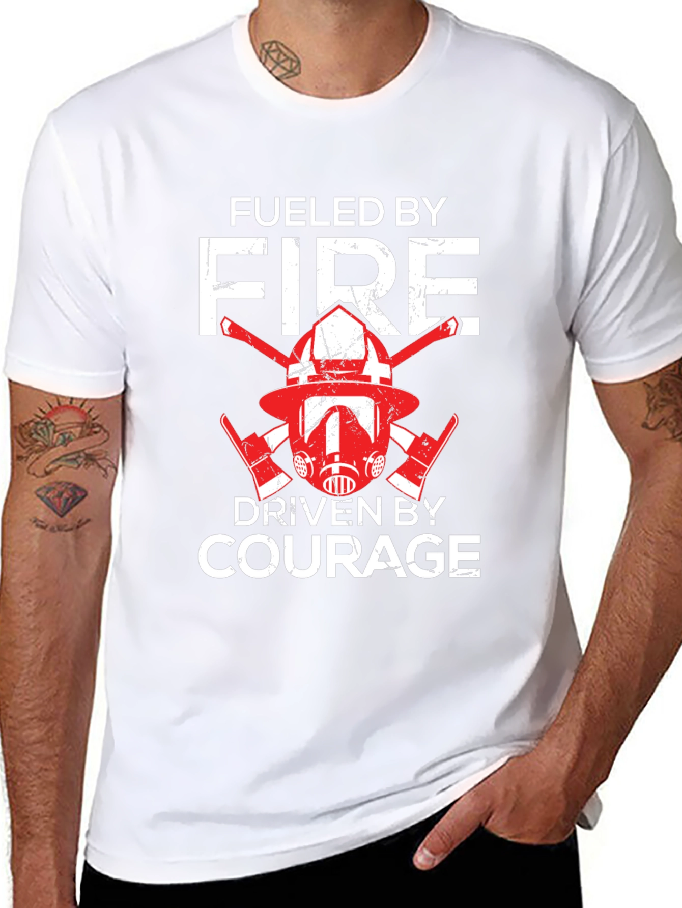 Fueled By Fire Driven By Courage T-Shirt