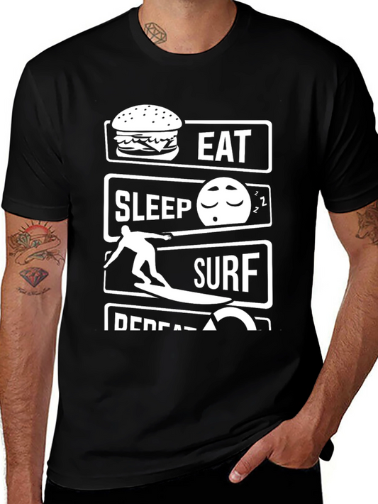 Eat Sleep Surf Repeat T-Shirt