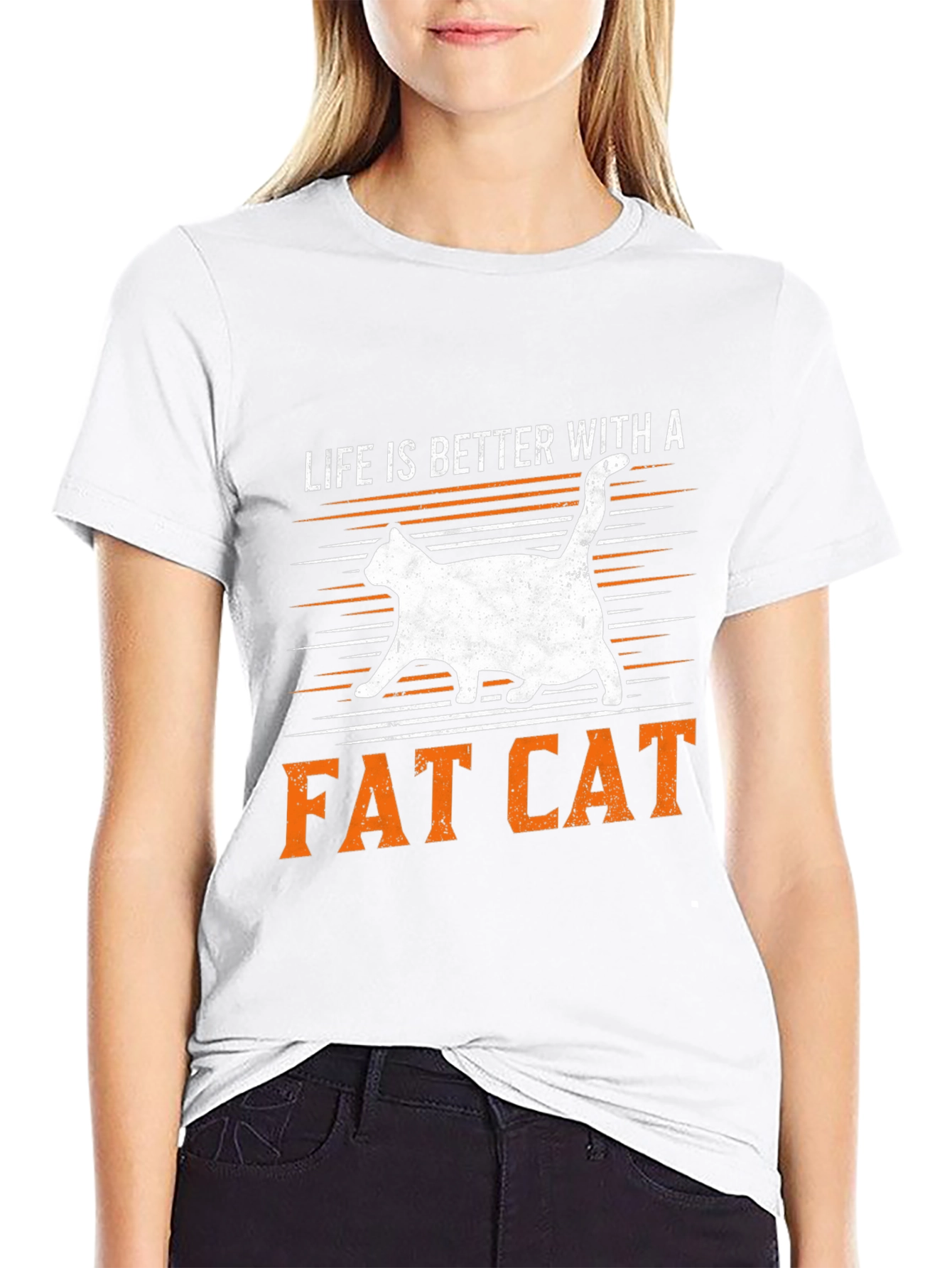 Life is Better with a Fat Cat T-Shirt