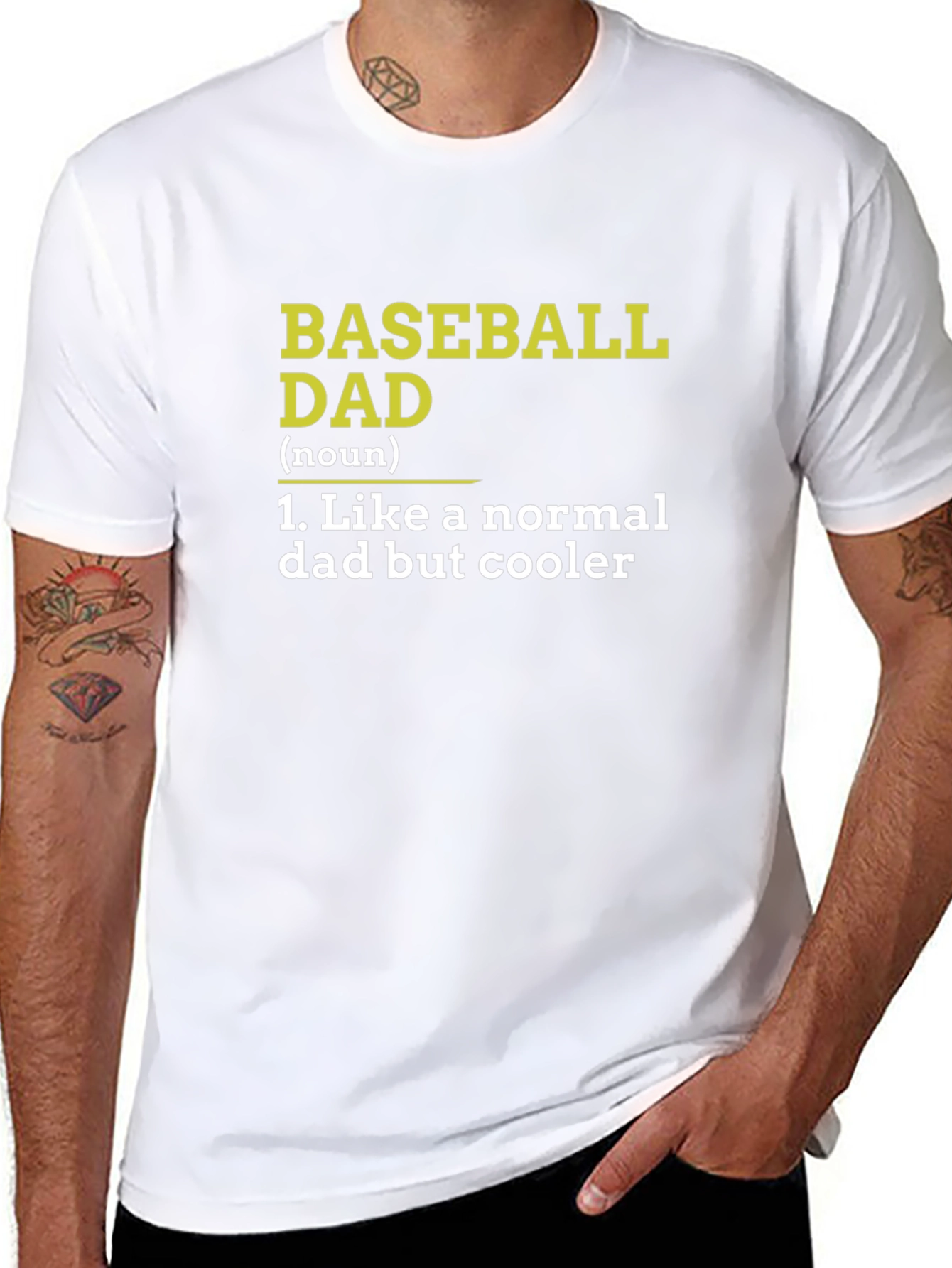 Baseball Dad T-Shirt - Cool Fathers Day Gift