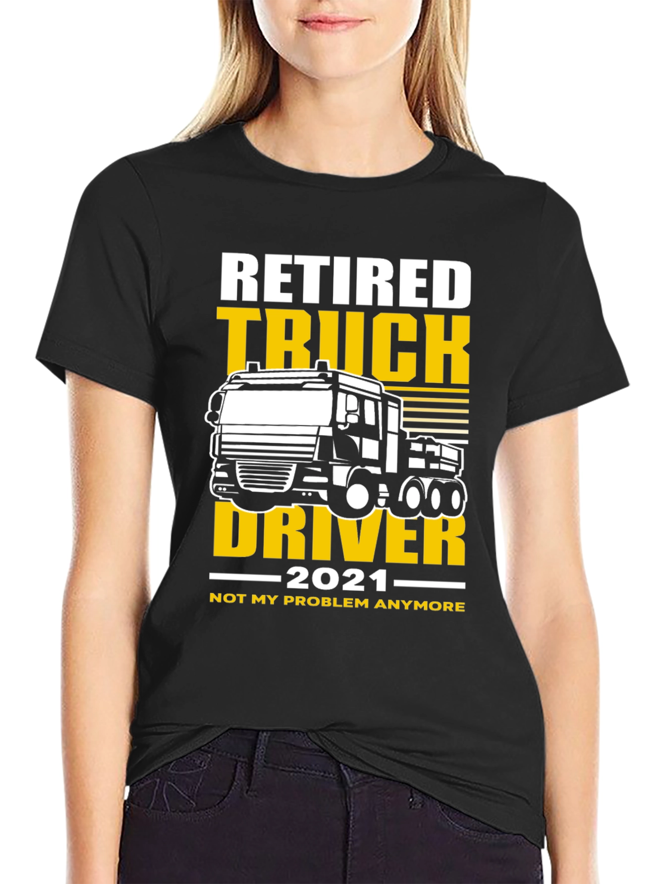 Retired Truck Driver 2021 T-Shirt